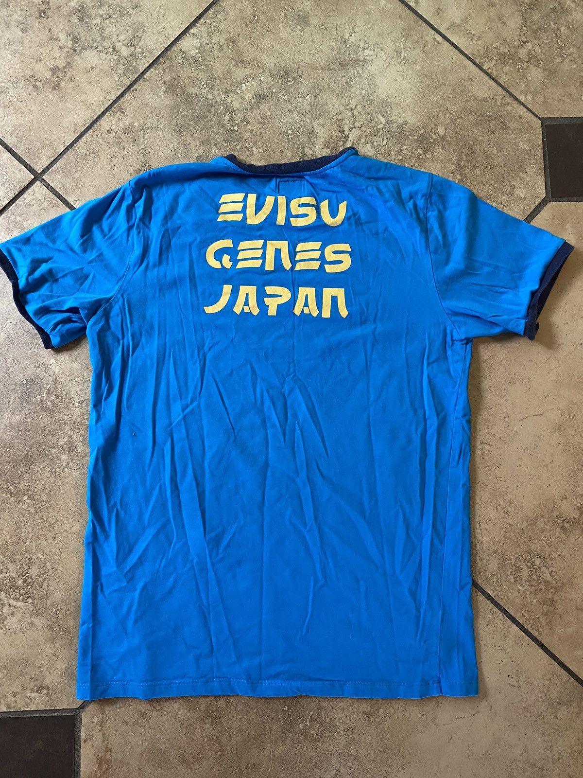 Evisu Vintage Evisu Genes Japan Okinawa Ringer Shirt Size US L / EU 52-54 / 3 - 3 Thumbnail