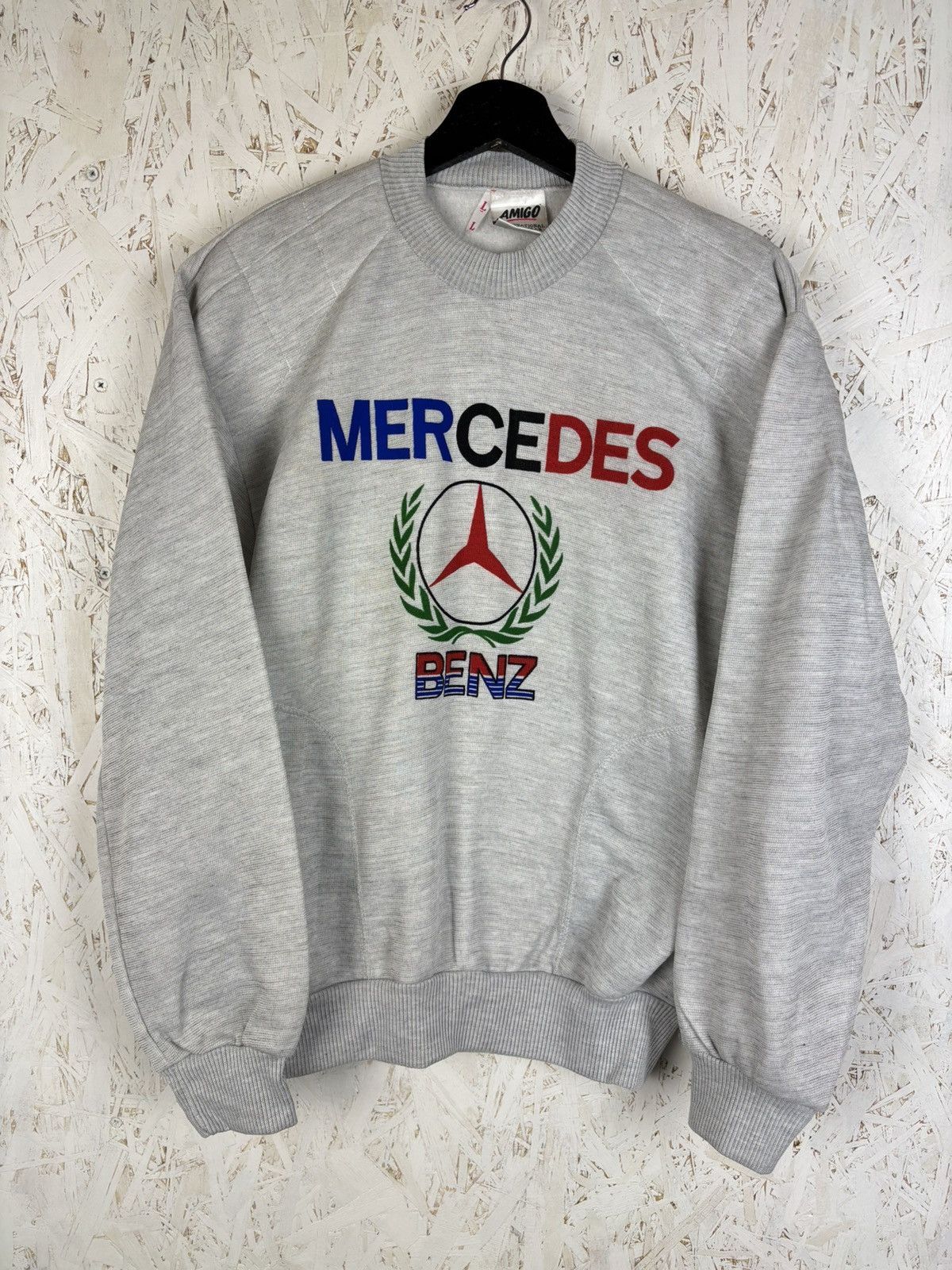 Mercedes-Benz 80s 90s Mercedez Benz Retro Tracksuit Suit Set Grey Size L Size US L / EU 52-54 / 3 - 2 Thumbnail