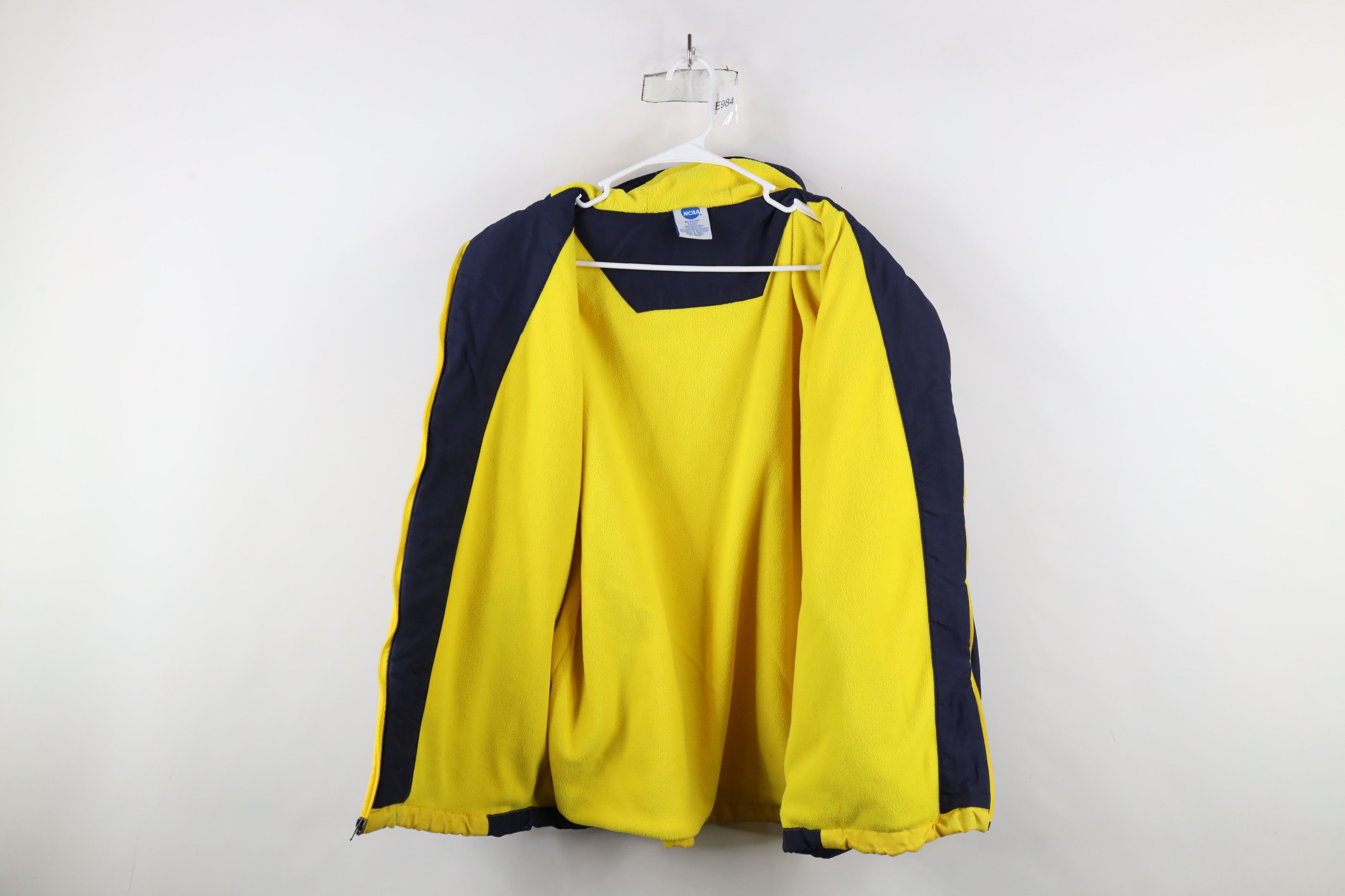 Vintage Vintage University of Michigan Fleece Lined Hooded Jacket Size US L / EU 52-54 / 3 - 10 Thumbnail