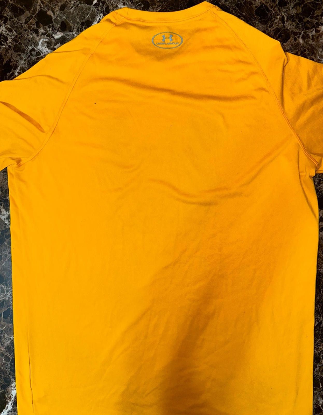 Under Armour Under Armour Navy UA tee in bright gold LG Size US L / EU 52-54 / 3 - 4 Thumbnail