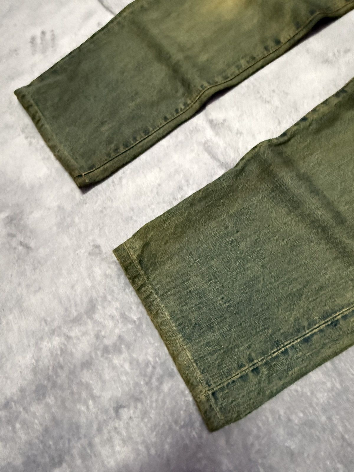 Levi's × Vintage Vintage 90s LEVIS 502 Big E LVC 60s Selvedge Mud Wash Jeans Size US 30 / EU 46 - 7 Thumbnail
