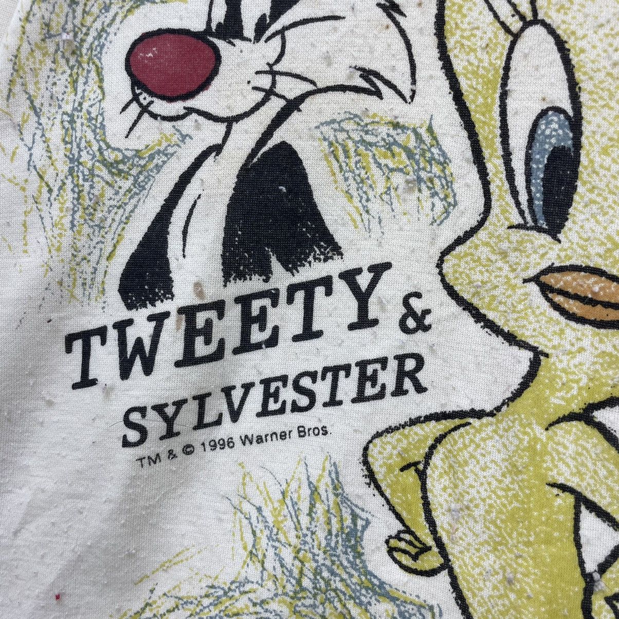 Cartoon Network Trashed Cartoon Warner Bros Looney Tunes Tweety Size US M / EU 48-50 / 2 - 8 Thumbnail