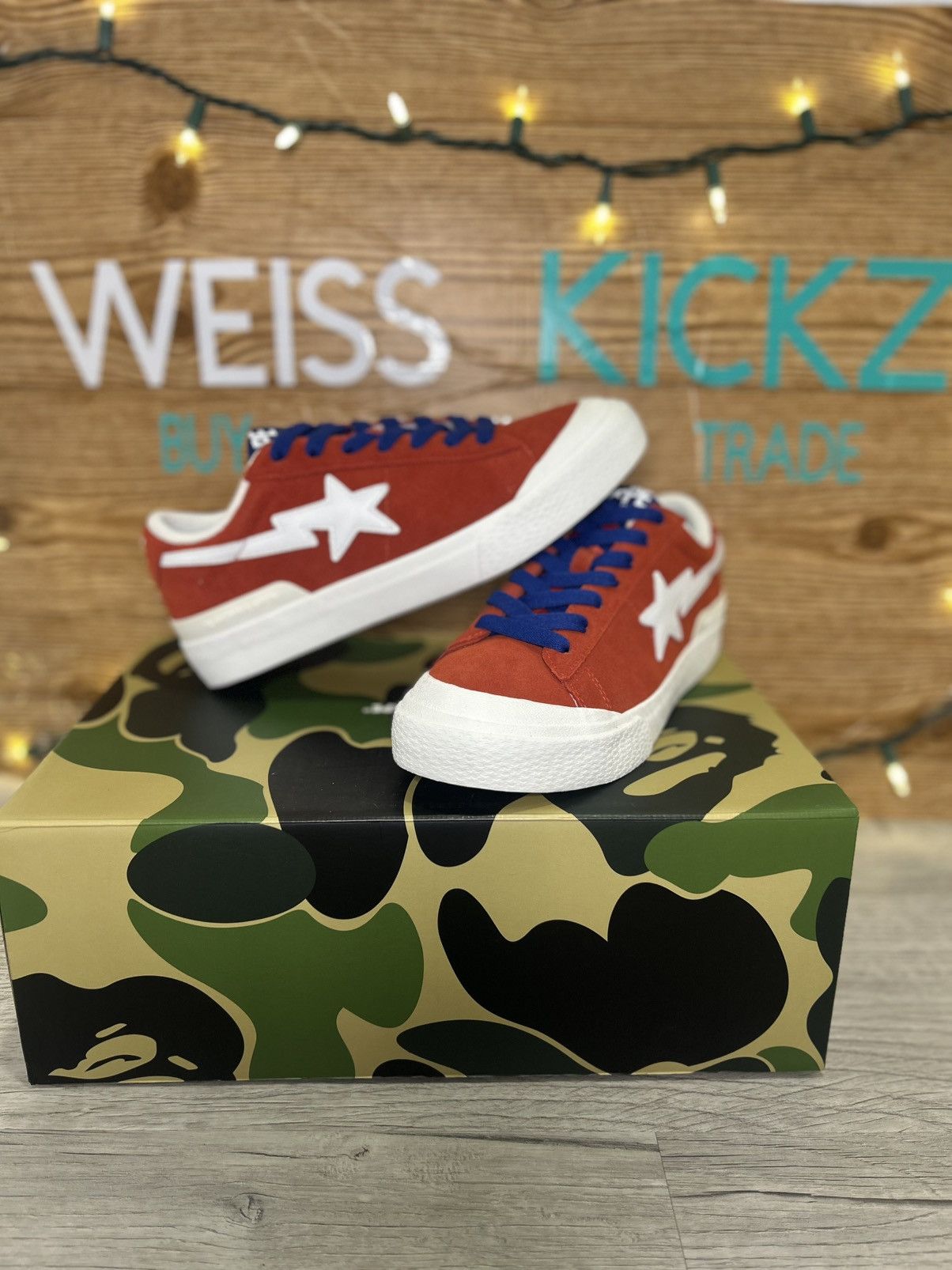 Bape BAPE Mad Sta #1 M1 Red Size US 7 / EU 40 - 1 Thumbnail