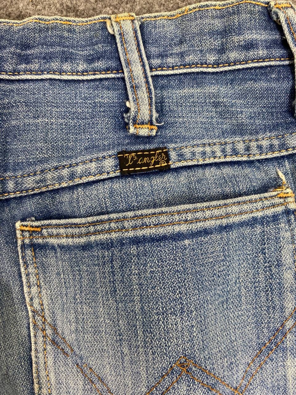 Wrangler Vintage wrangler bootcut flare distressed denim Size US 28 / EU 44 - 6 Thumbnail