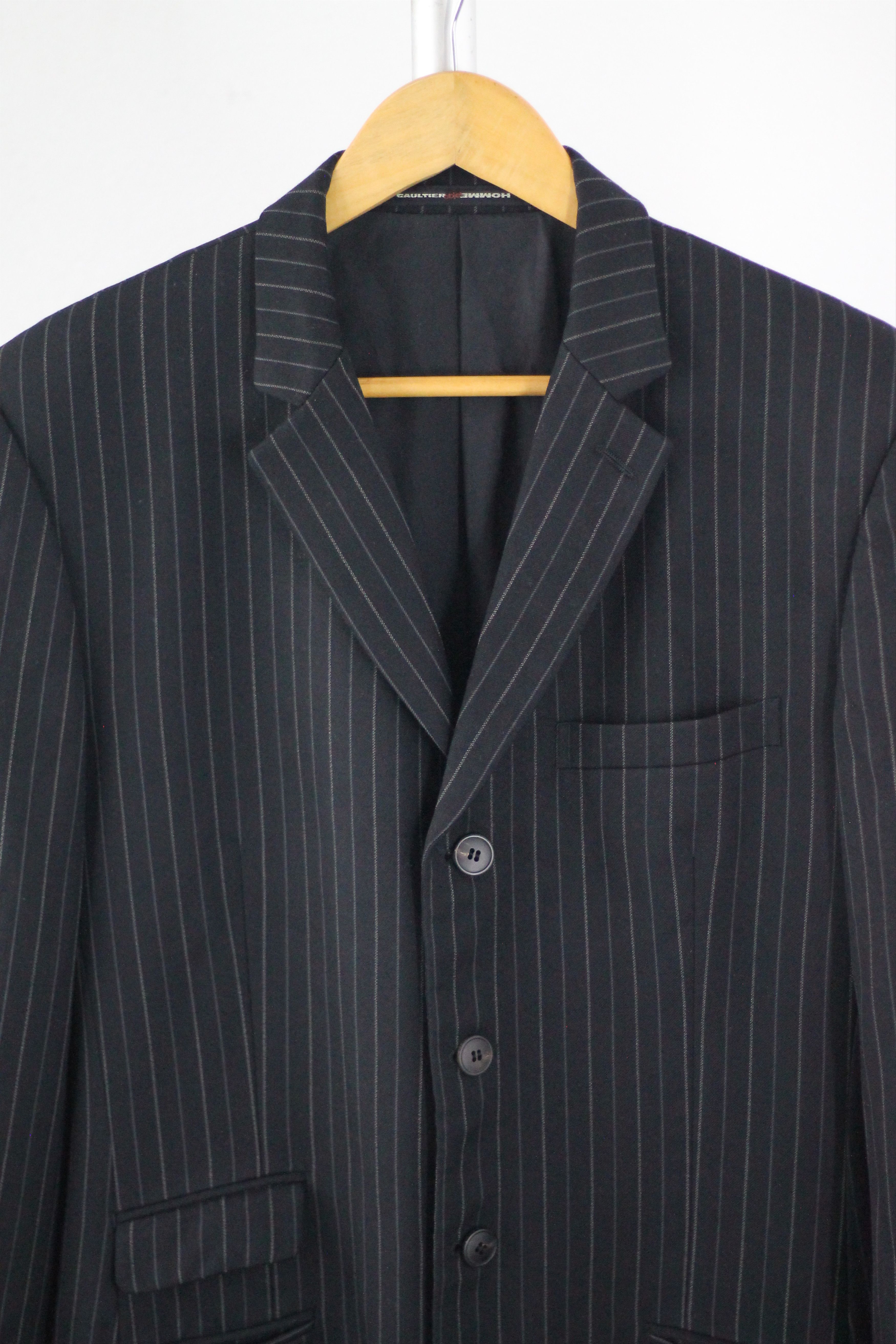 Gaultier Homme Objet × Jean Paul Gaultier Vintage Object Gaultier Jean Paul Stripe Blazer Jacket Size US M / EU 48-50 / 2 - 3 Thumbnail