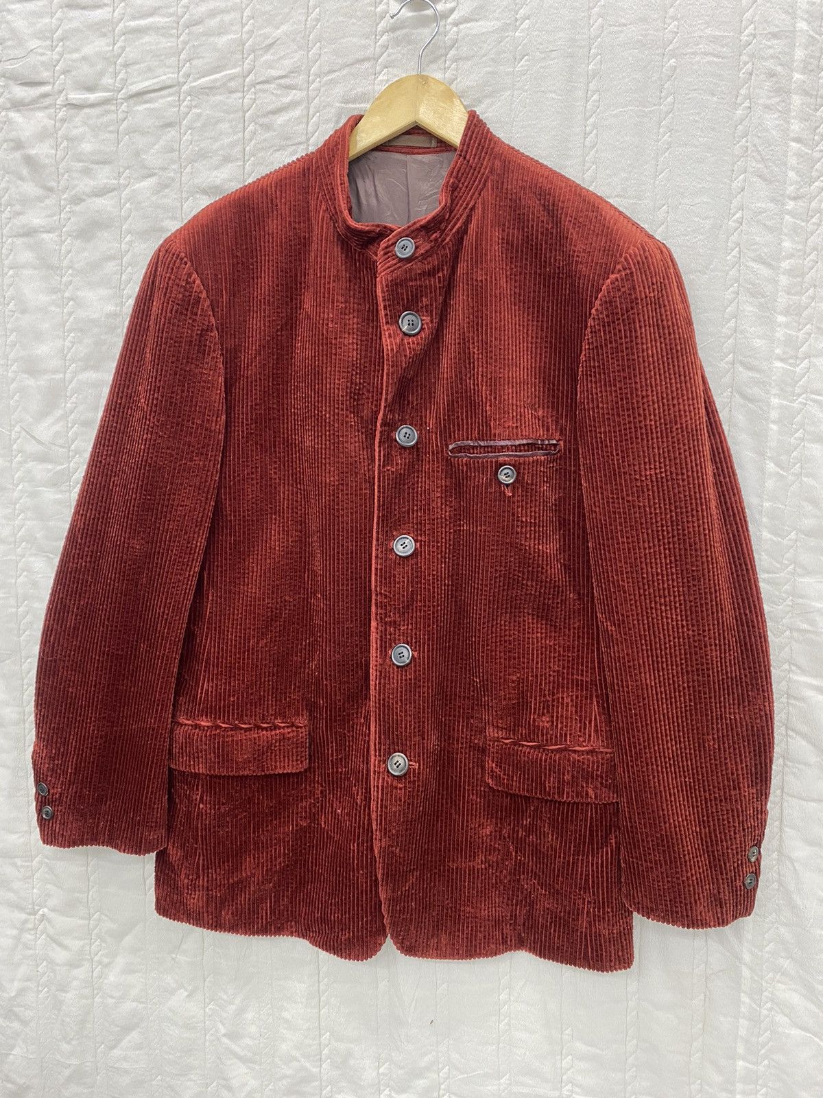 Issey Miyake ARCHIVE💥ISSEY MIYAKE MEN CURDUROY JACKET Size US L / EU 52-54 / 3 - 3 Thumbnail
