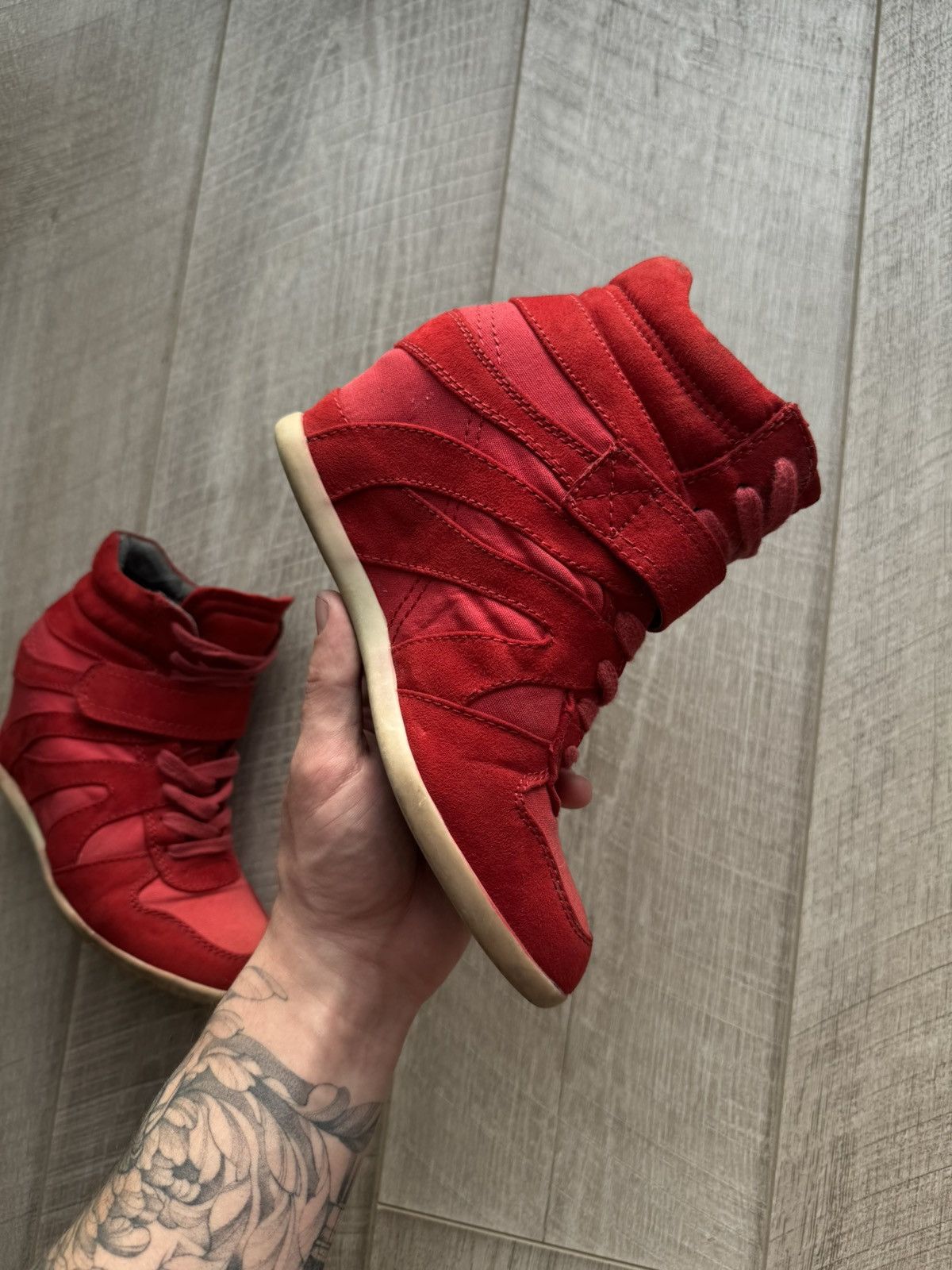 Isabel Marant Vintage Punk Sneakers Like Isabel Marant Bobby Wedge Shoes Size US 8 / IT 38 - 5 Thumbnail