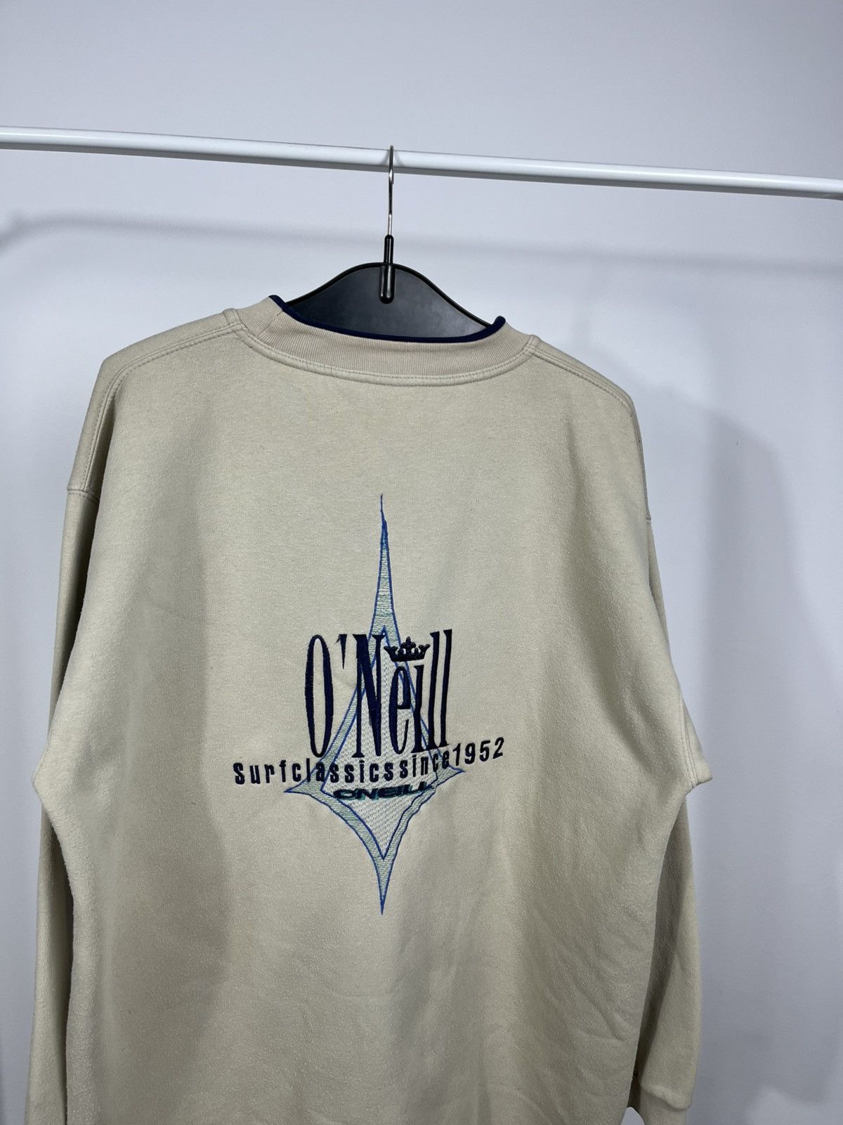 O'Neill Vintage O’Neill Beige Crewneck Sweatshirt Embroidered Logo L Size US L / EU 52-54 / 3 - 3 Thumbnail