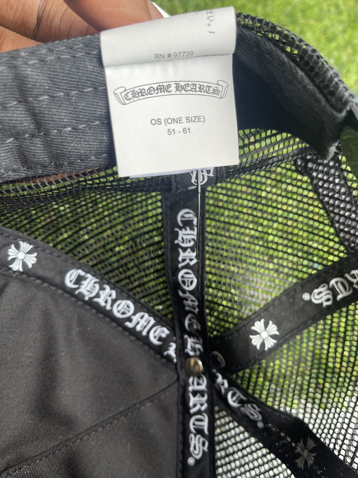 Chrome Hearts Brand New Chrome Hearts Camo Leather Patchwork Snapback Size ONE SIZE - 7 Thumbnail