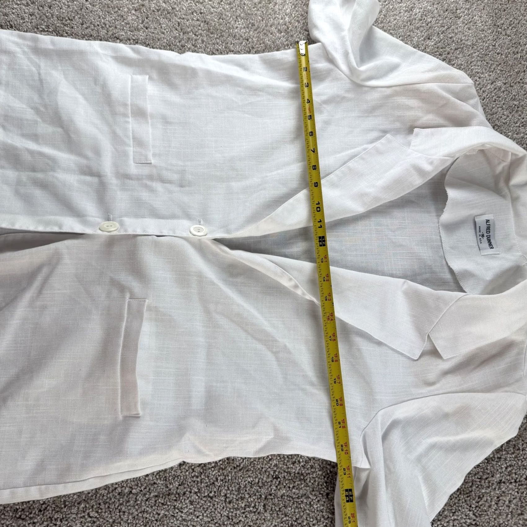 Vintage VINTAGE Alfred Dunner Blazer Jacket Womens 16 White Lightweight 2 Button USA Size XXL / US 16-18 / IT 52-54 - 5 Thumbnail