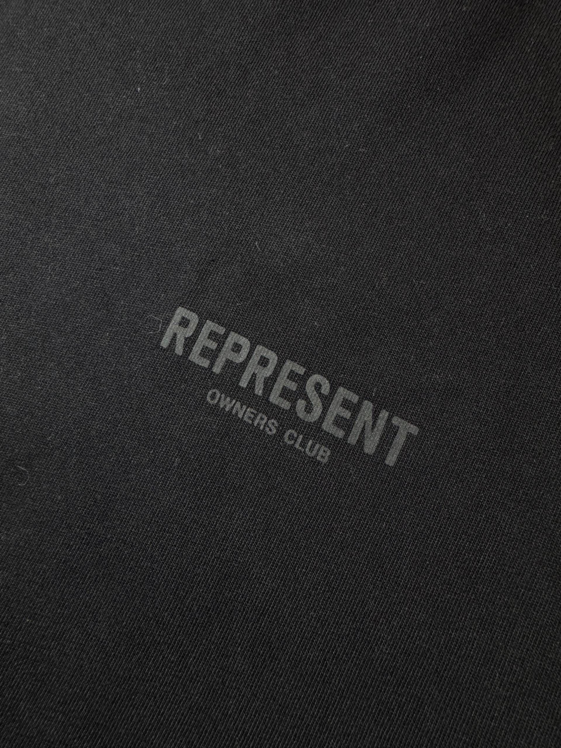 Represent Clo. Represent Owners’ Club Black Big Printed Logo Cotton T-shirt Size US L / EU 52-54 / 3 - 6 Thumbnail
