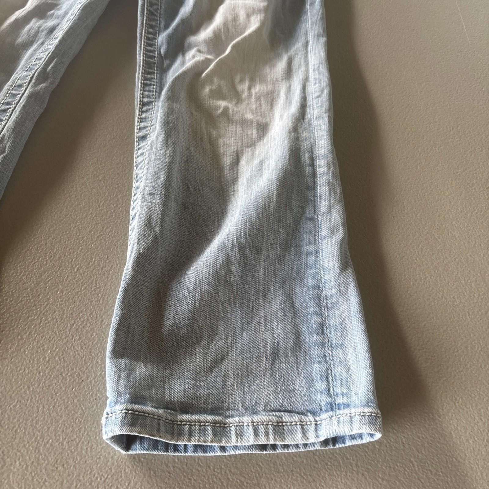 Other Miss Me Blue Straight Jeans with Standard Crop Size 31 Women Size 31" - 6 Thumbnail