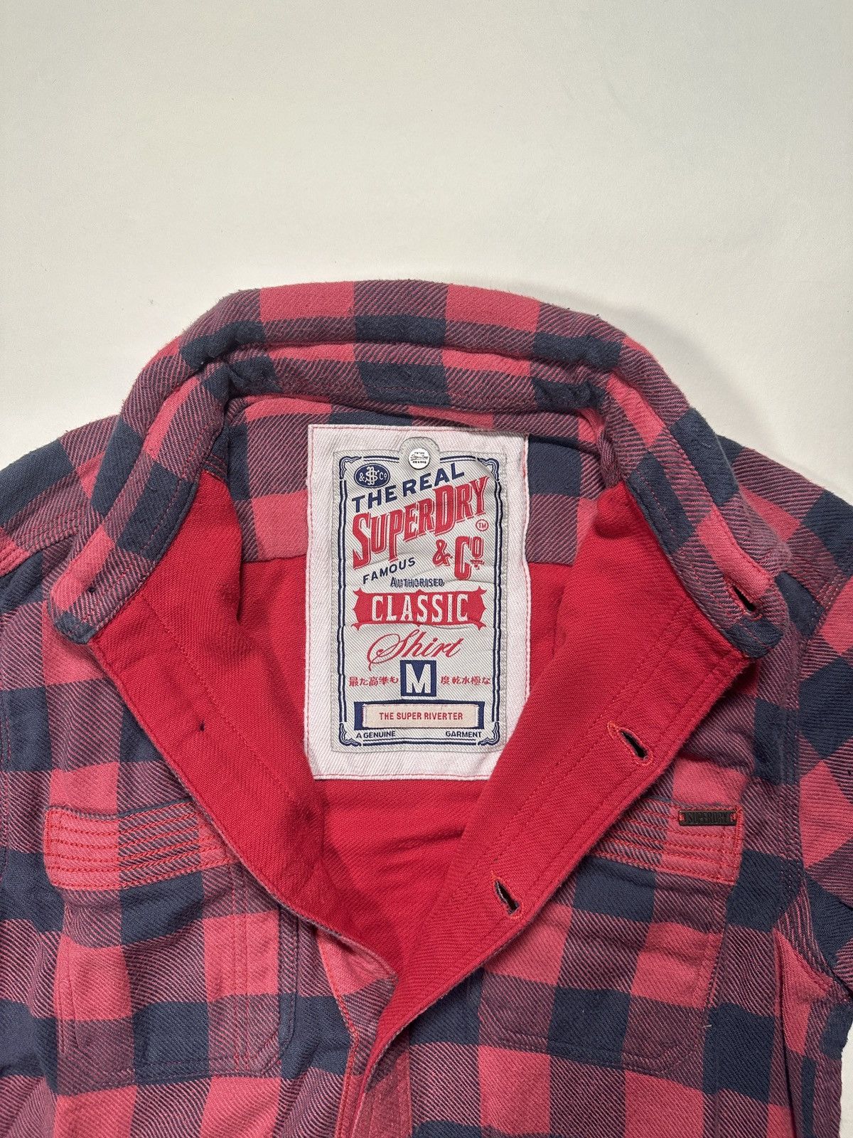 Superdry Superdry Flannel Size US M / EU 48-50 / 2 - 4 Thumbnail