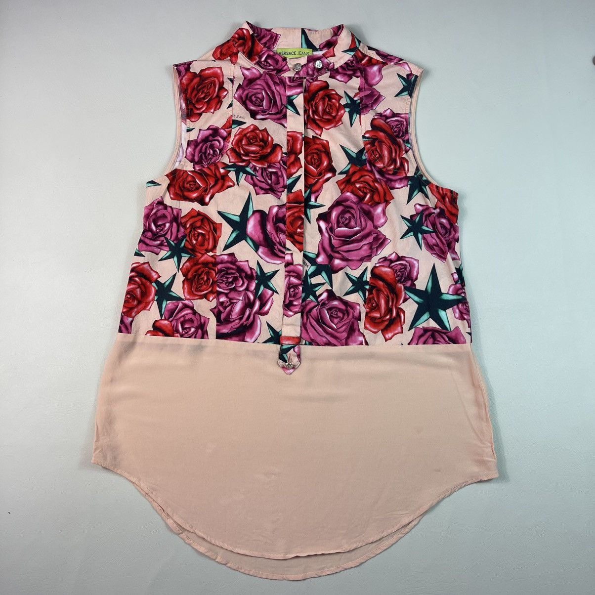 Versace Jeans Couture Versace Jean Couture - Sleeveless - Blouse Size S / US 4 / IT 40 - 1 Thumbnail