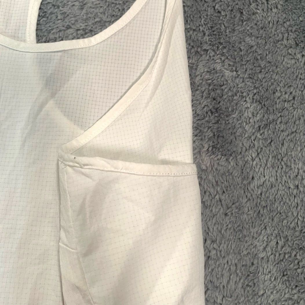 Athleta Athleta White Racerback Top Womens M T-Shirt Racerback White Shirt Size M / US 6-8 / IT 42-44 - 5 Thumbnail