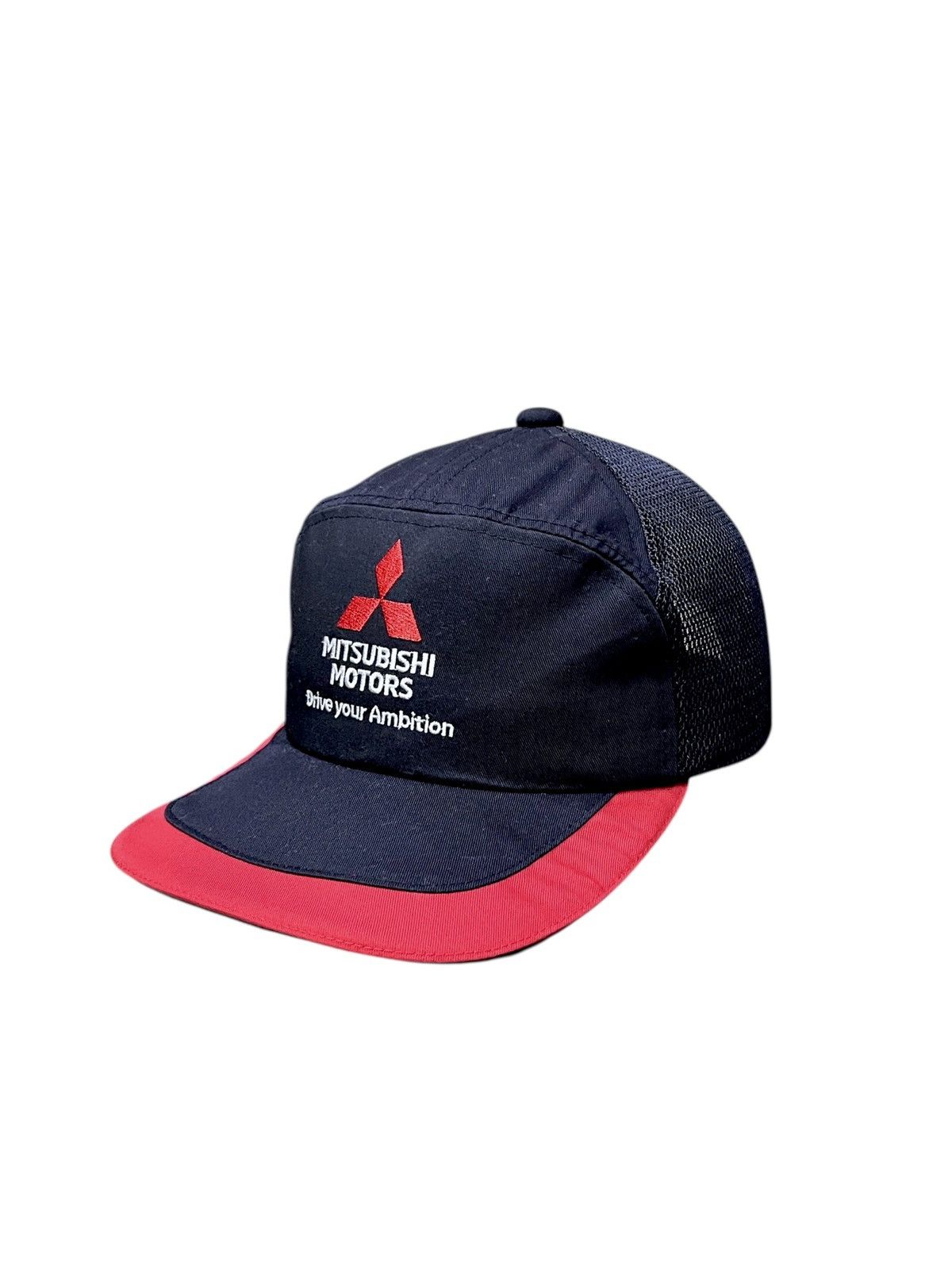 Racer Worldwide Mitsubishi Motors Japan Trucker Hat Rare Vintage Worker Size ONE SIZE - 2 Thumbnail