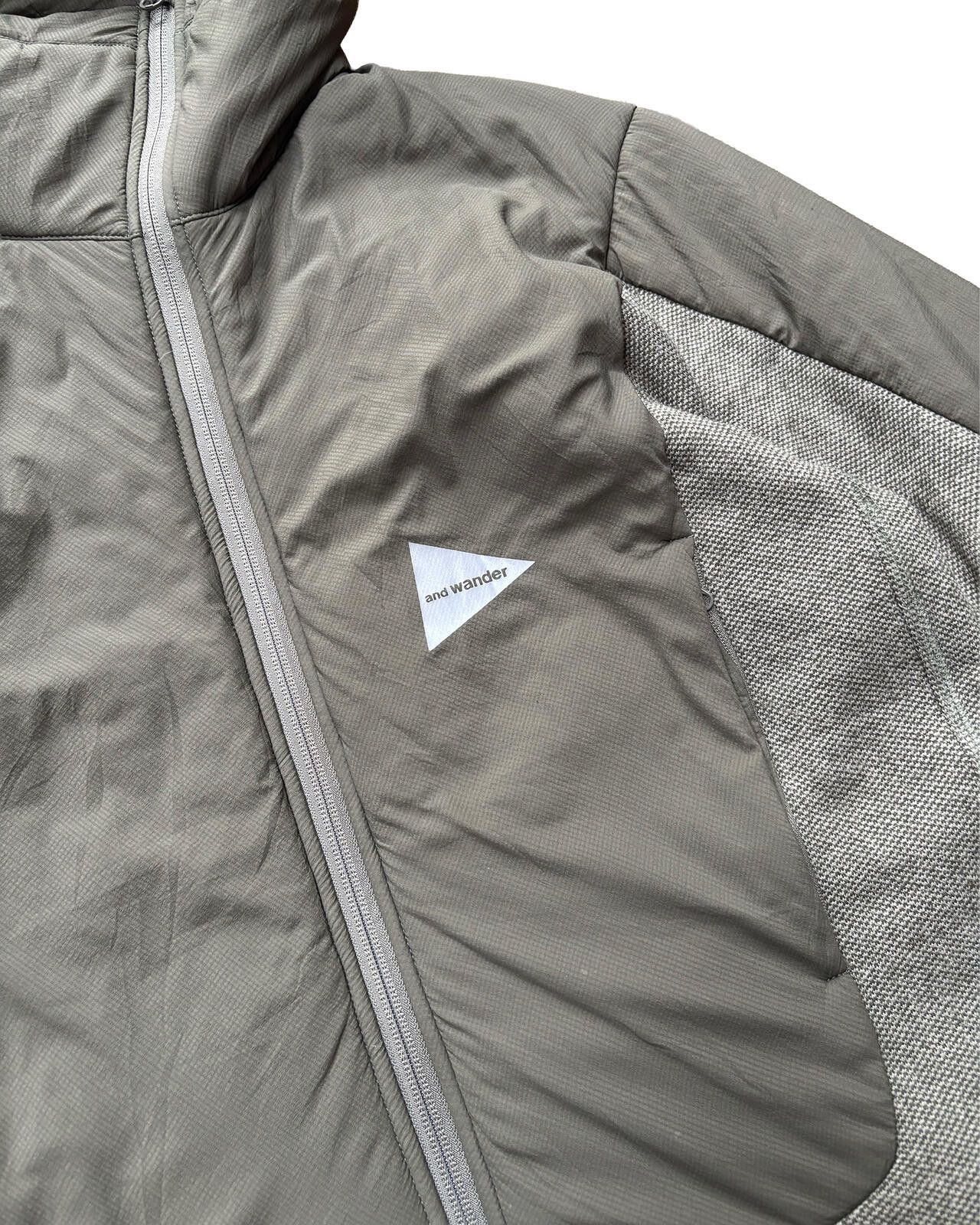 And Wander and Wander Twill Fleece Jacket Khaki Green Size 2 Size US S / EU 44-46 / 1 - 3 Thumbnail