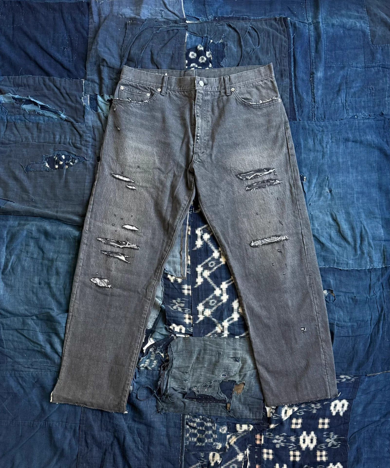Visvim VISVIM 22SS ICT JOURNEYMAN PANTS Black Tacked Denim 4 Size US 36 / EU 52 - 1 Thumbnail