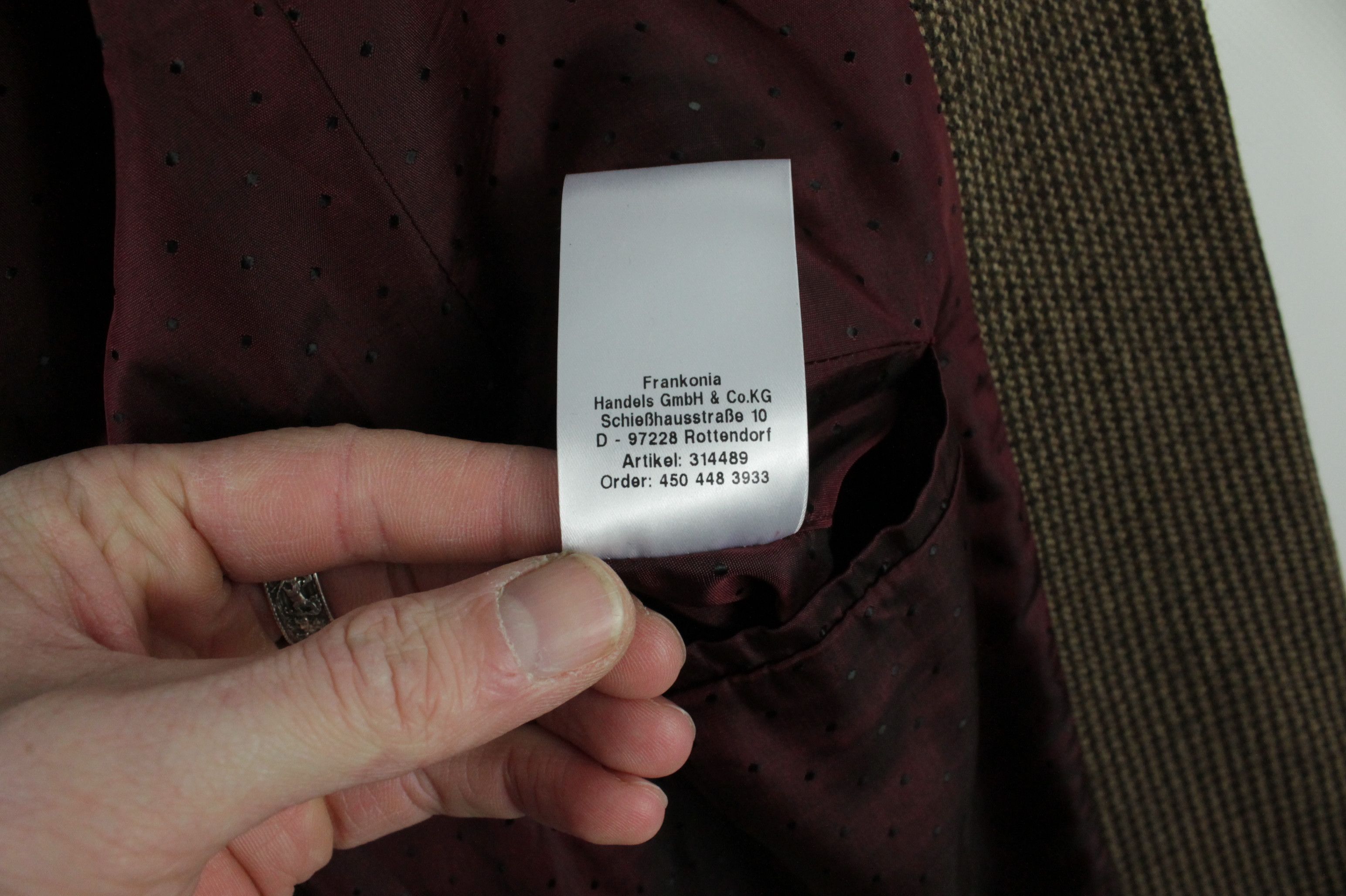 Other BvS Brigitte von Schönfels Tweed Frock Coat Size XS / US 0-2 / IT 36-38 - 11 Thumbnail