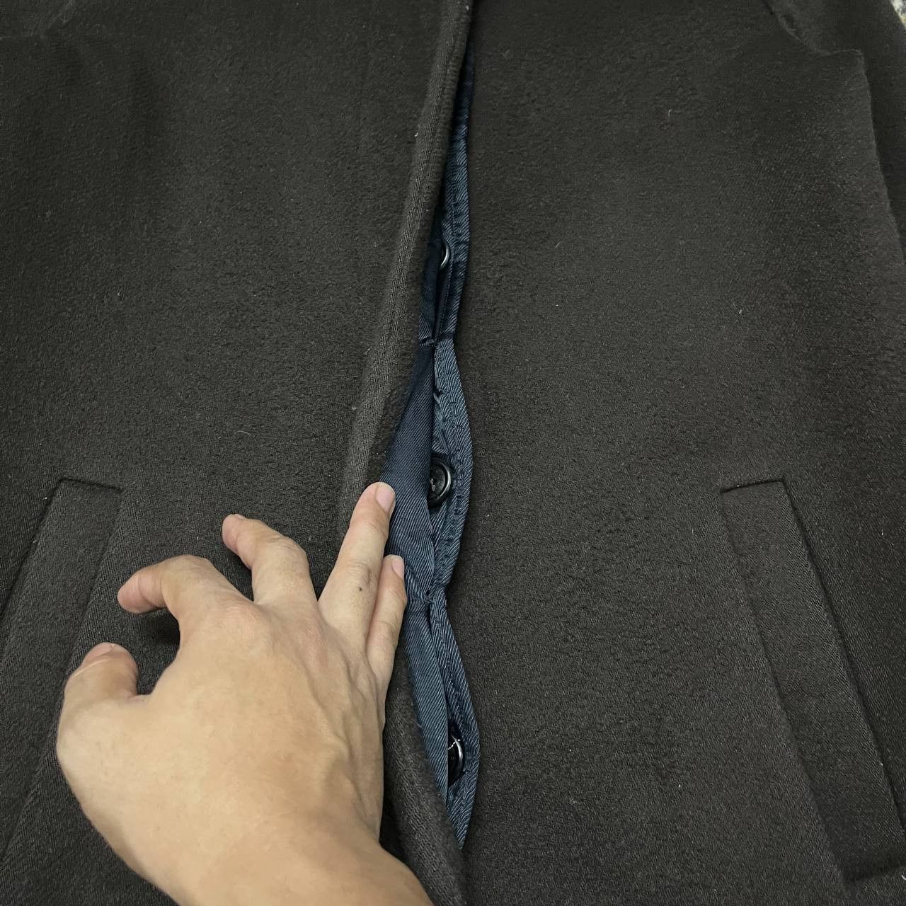 Viktor & Rolf Viktor & Rolf Wool Double Leather Collar Long Coat Size US S / EU 44-46 / 1 - 7 Thumbnail