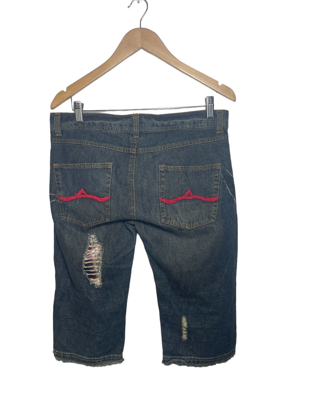 If Six Was Nine × In The Attic × Japanese Brand Japanese Brand In the Attic short denime pants Size US 33 - 2 Thumbnail