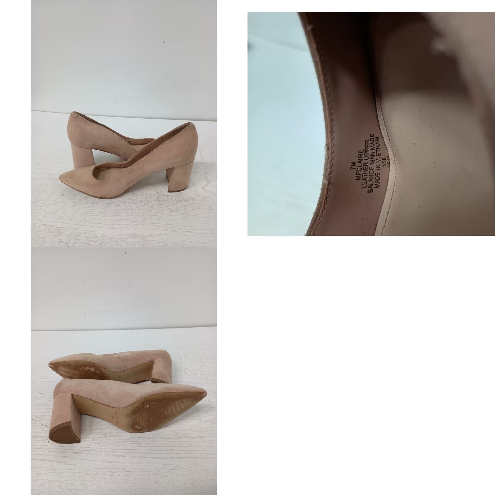 Marc Fisher Mark Fisher Clair Pumps Womens Size 7M Pink Suede Leather Pointed Toe Heels Size US 7 / IT 37 - 8 Thumbnail