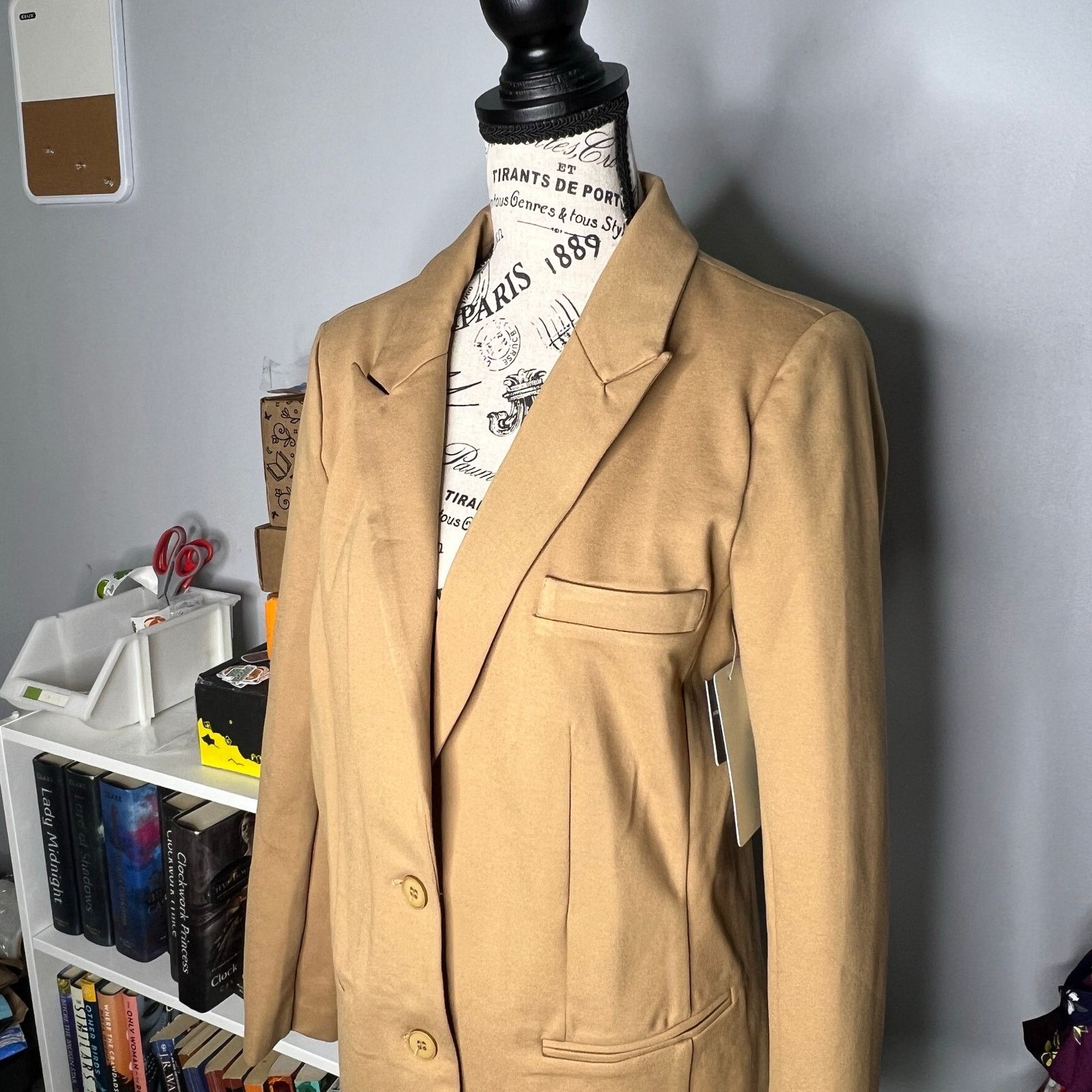 Other Alexis Oversized Button Cuff 2 Pocket Long Sleeve Blazer Size M / US 6-8 / IT 42-44 - 16 Thumbnail