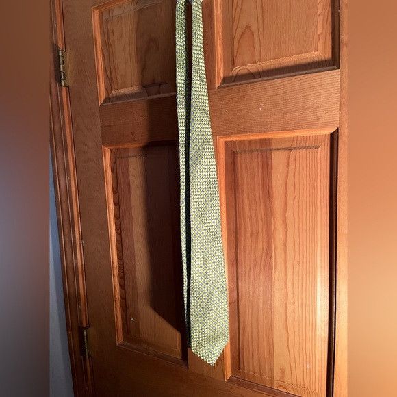 Countess Mara Countess Mara Men's 100% Silk Neck Tie green blue Size ONE SIZE - 1 Thumbnail