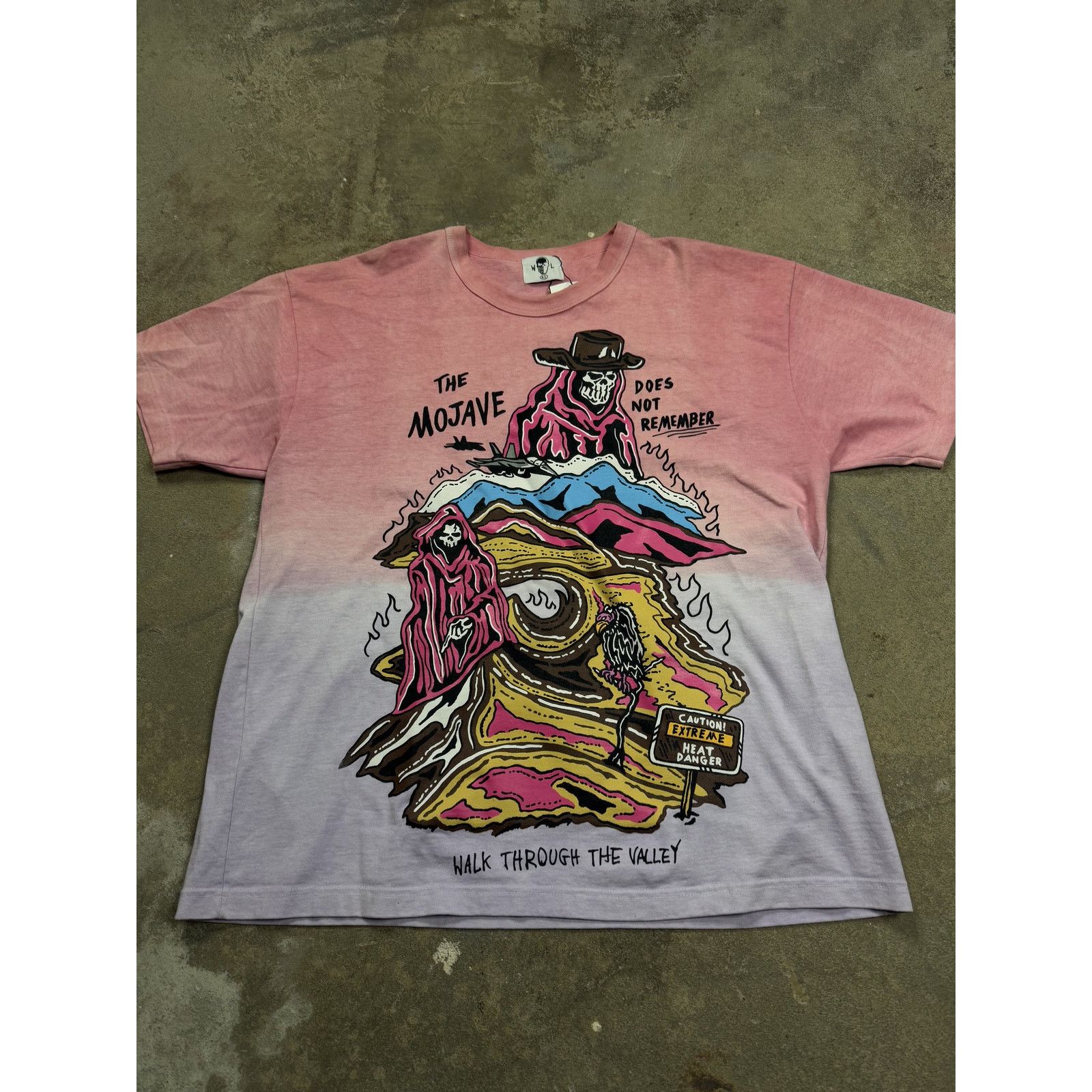 Warren Lotas Warren Lotas Mojave Tee Blue Pink New XL With Tags Size US XL / EU 56 / 4 - 1 Thumbnail