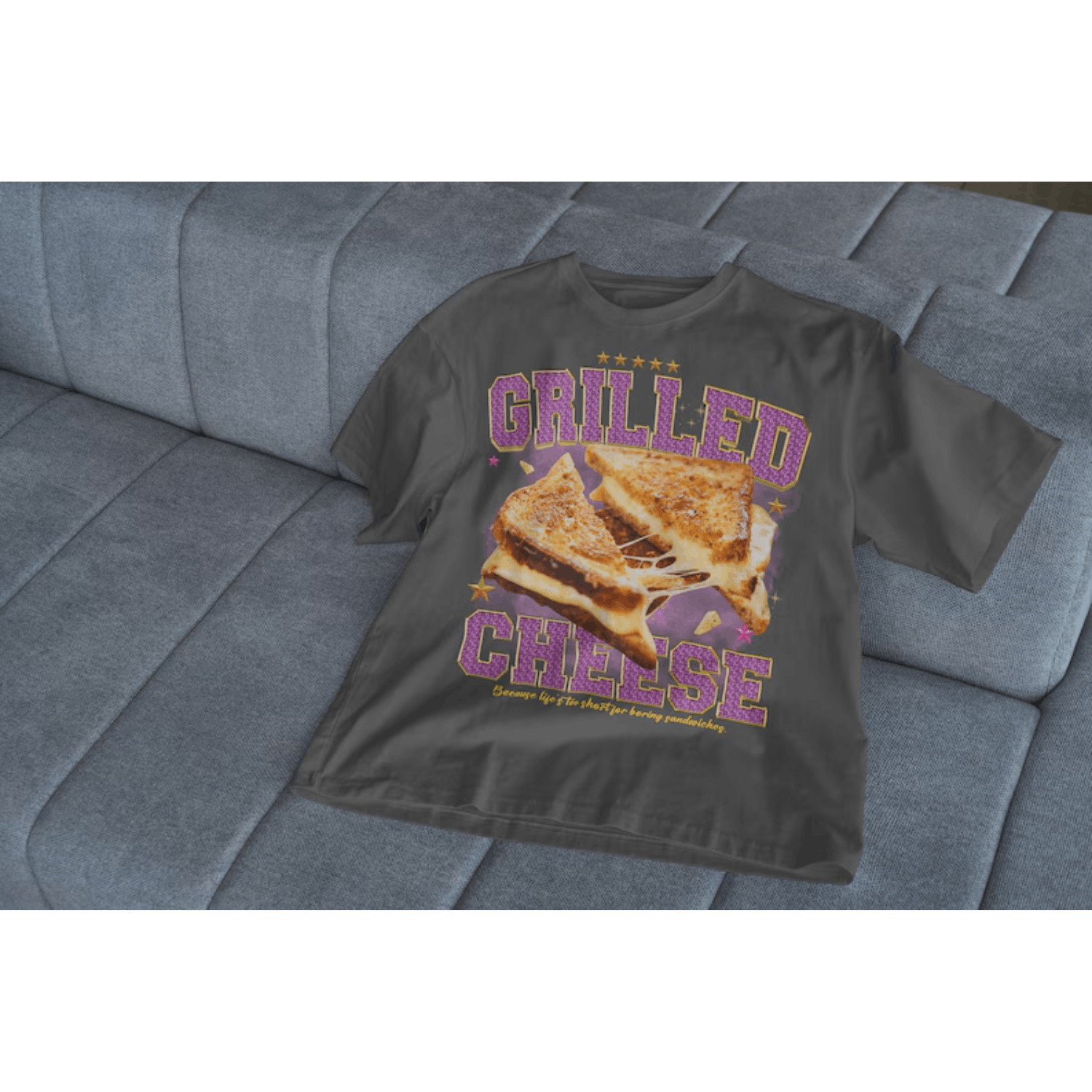 Japanese Brand × Vintage Grilled Cheese Funny Shirt, Food Lover, Funny Gag T-Shirt Size US L / EU 52-54 / 3 - 3 Thumbnail