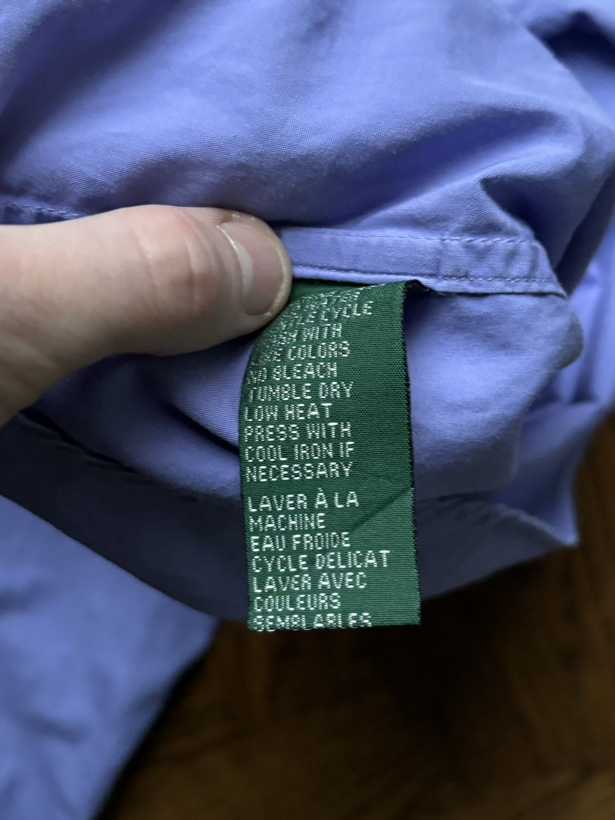 Lauren Ralph Lauren × Polo Ralph Lauren × Ralph Lauren Y2K Ralph Lauren Button Up 2000s Two Tone Dress Shirt Posh Size US XS / EU 42 / 0 - 7 Thumbnail