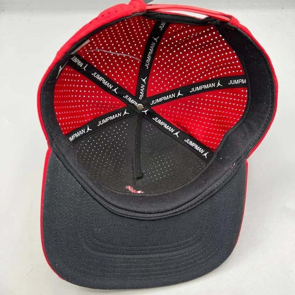 Jordan Brand Air Jordan Hat Men Perforated Embroidered Logo Snap Back Size ONE SIZE - 5 Thumbnail