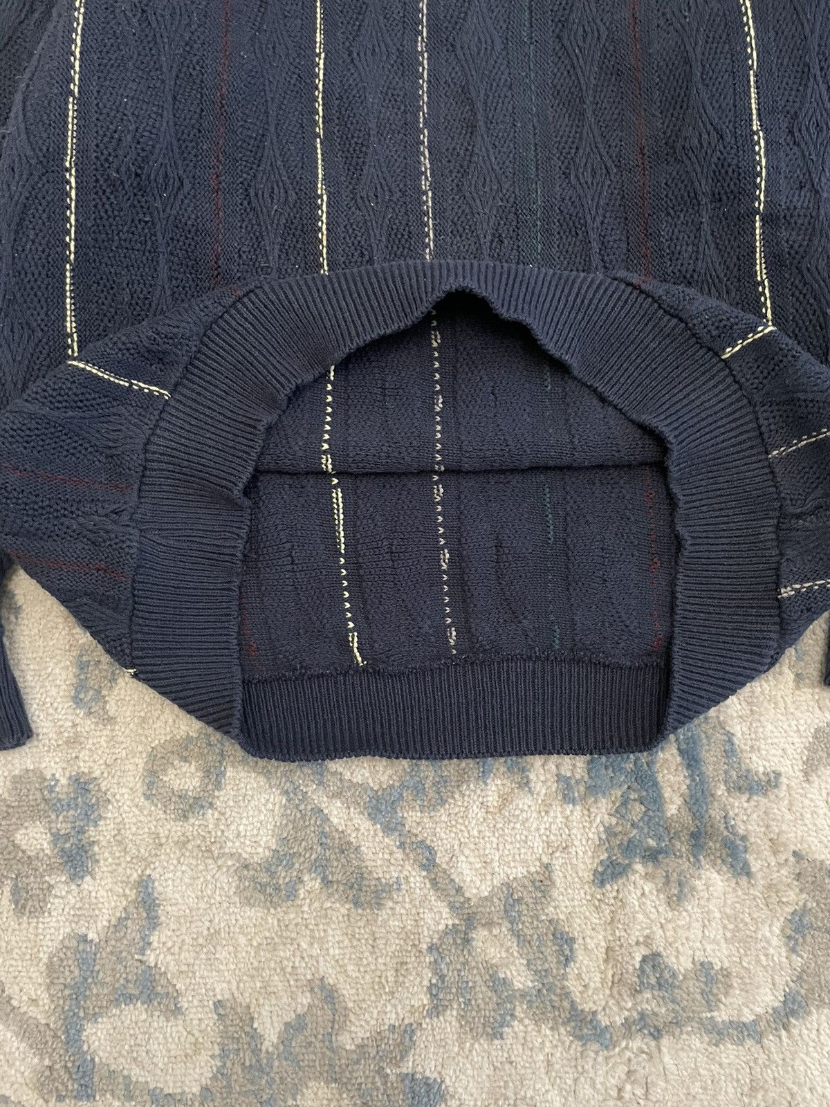 Vintage Vintage 90s 3D Coogi Style Sweater Knit Tundra Our Legacy Size US M / EU 48-50 / 2 - 5 Thumbnail