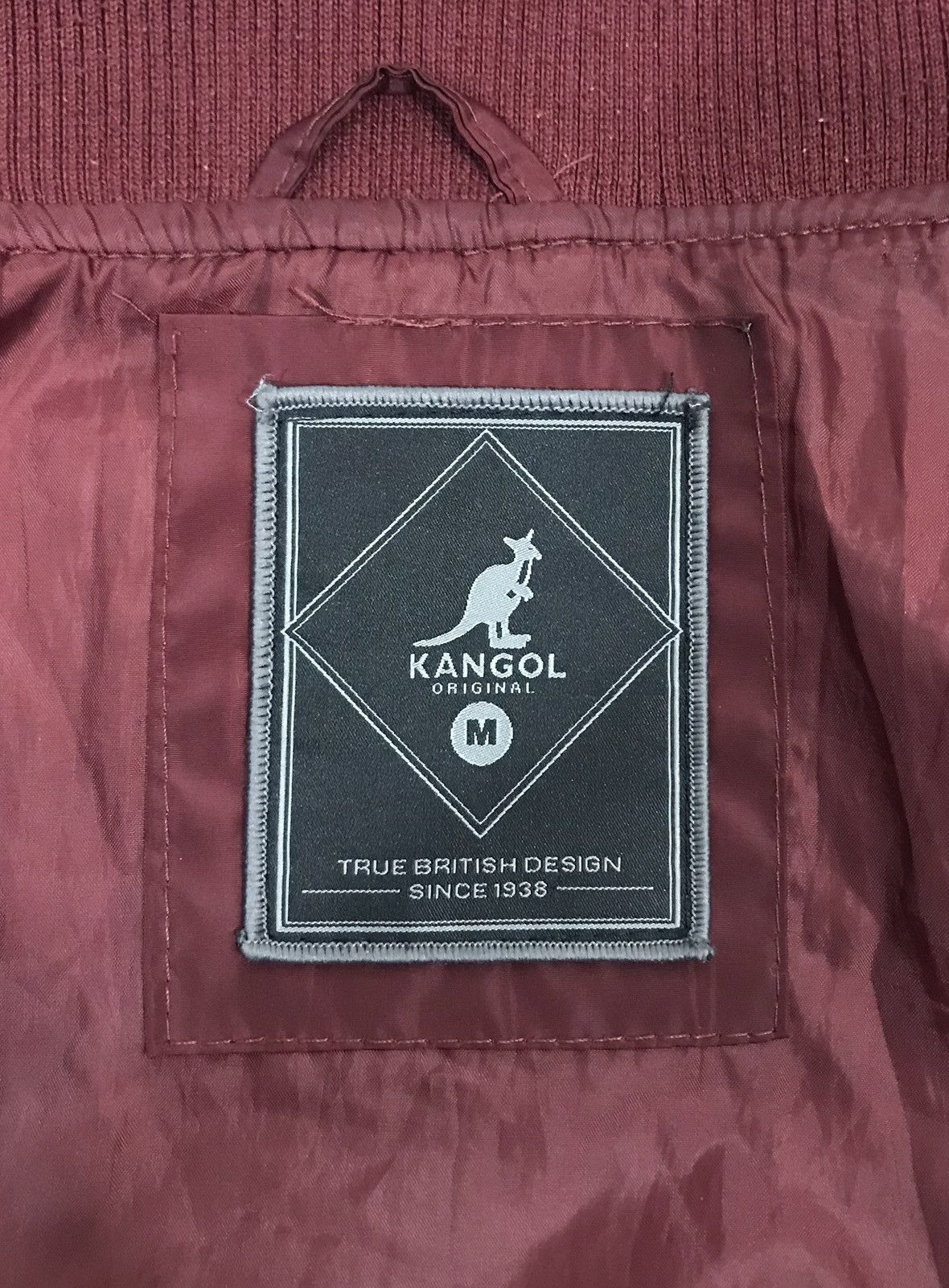 Kangol Kangol Quilted Zip Bomber Burgundy Size US M / EU 48-50 / 2 - 6 Thumbnail
