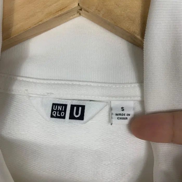 Lemaire LEMAIRE x UNIQLO COLLECTION Baggy White Plain Tee Shirt Size S / US 4 / IT 40 - 5 Thumbnail