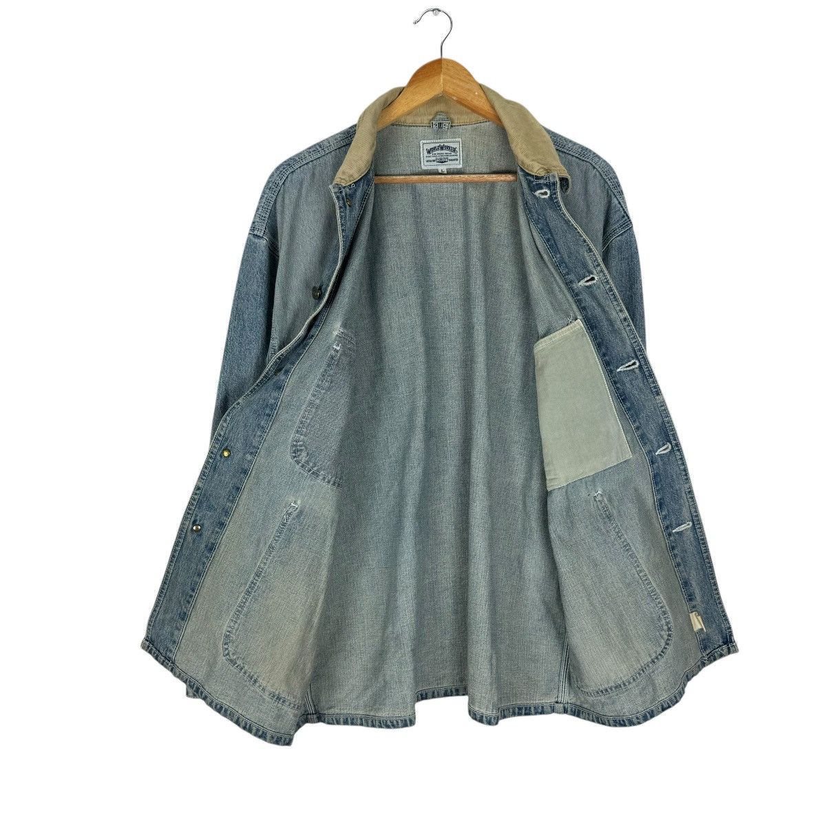 Big John ⚡️BIG JOHN DENIM CHORE WORKWEAR JACKET Size US L / EU 52-54 / 3 - 6 Thumbnail