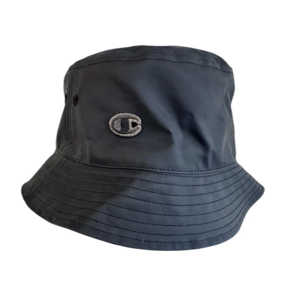 Champion × Rick Owens Rick Owens x Champion New Black Nylon Bucket Hat Size S/M Size ONE SIZE - 1 Thumbnail