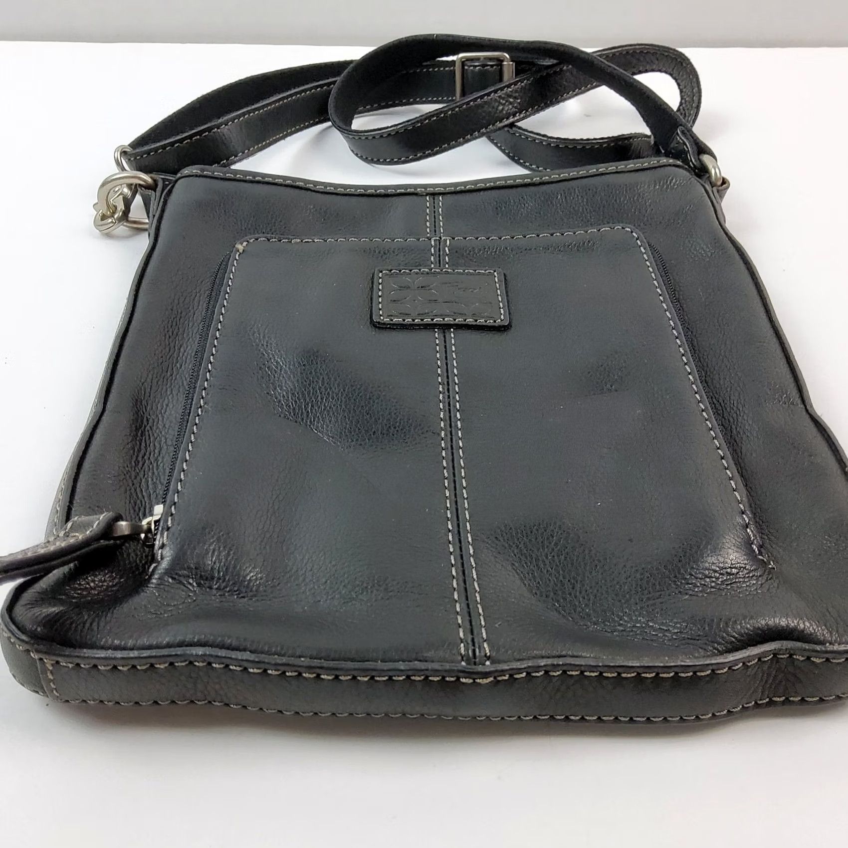 Fossil Fossil Leather Slim Crossbody Shoulder Purse - Black Size ONE SIZE - 4 Thumbnail