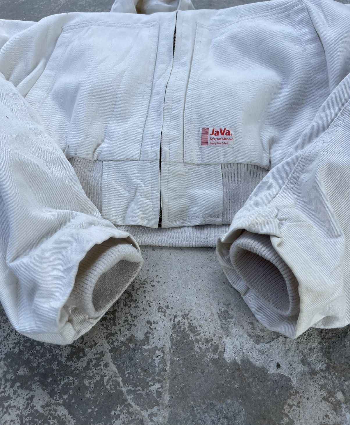 Japanese Brand × Vintage Vintage Java Active Hoodie Bomber Jacket Size US L / EU 52-54 / 3 - 9 Thumbnail