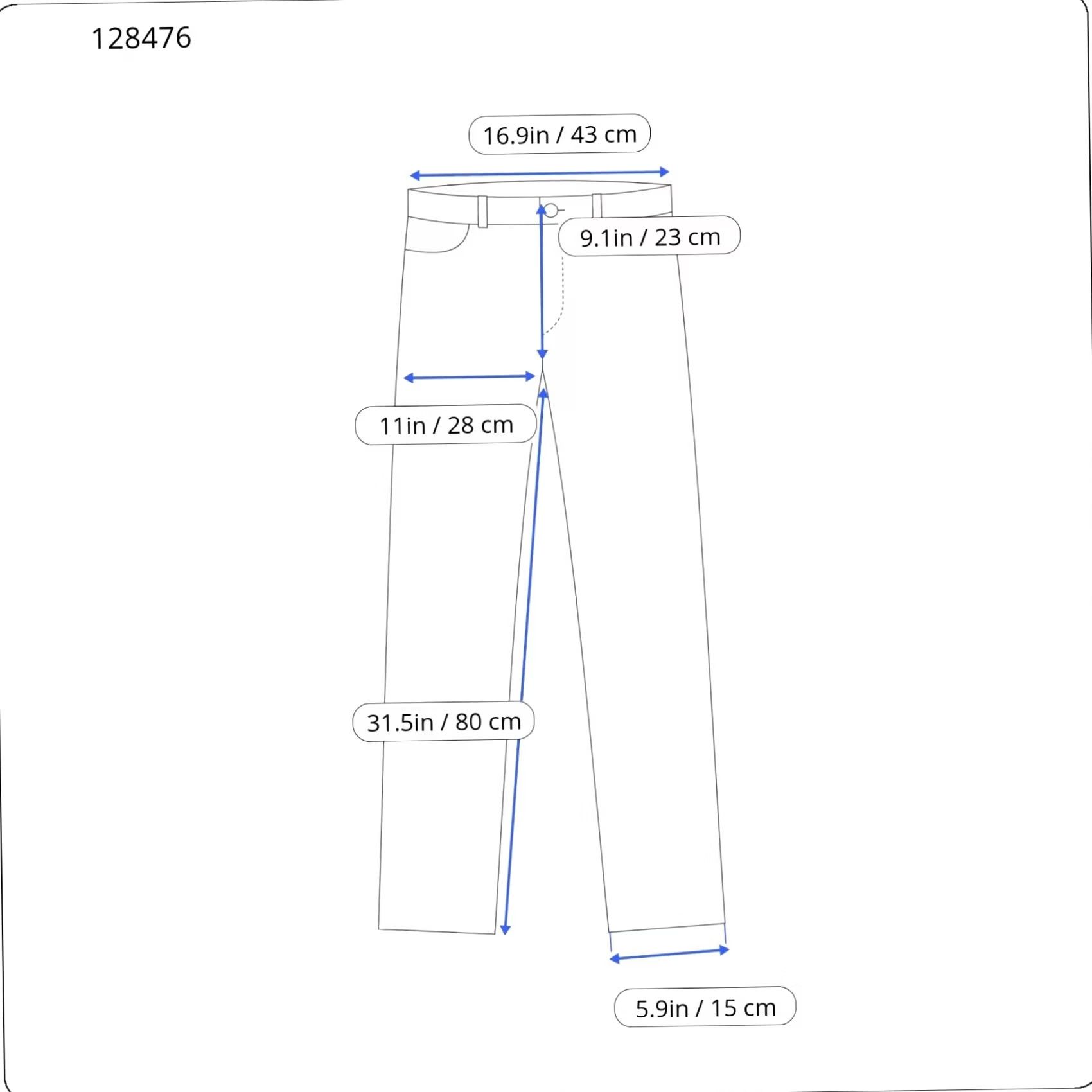 Vintage MOS MOSH Women's Jeans W32 Slim Fit Black Denim Zip Fly Size 24" / US 00 / IT 34 - 3 Thumbnail