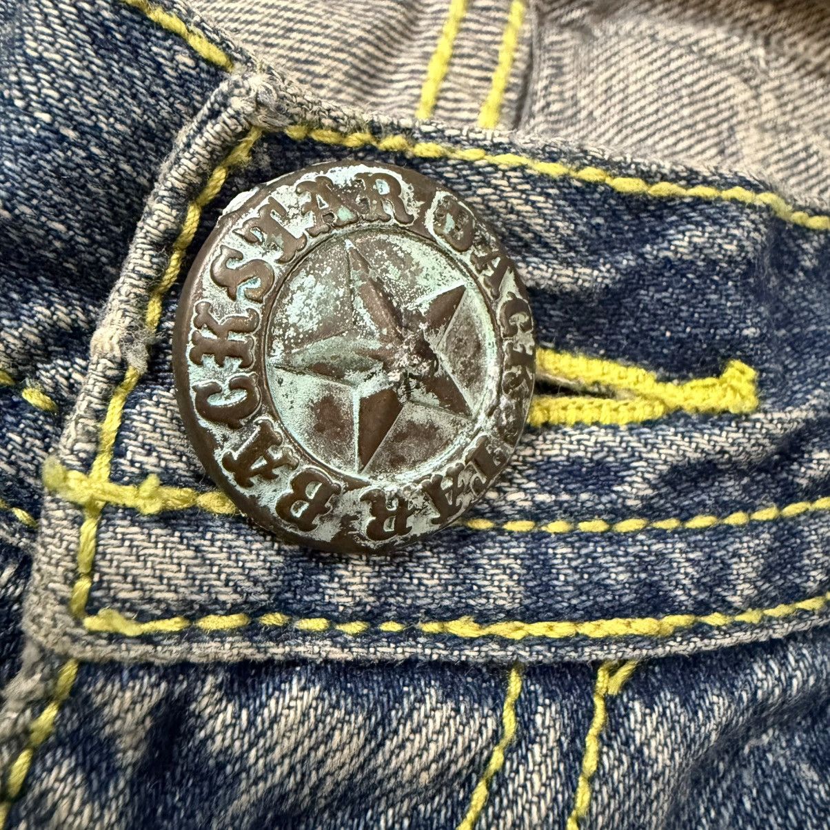Hysteric Glamour 🔥🇯🇵 Vintage Avant Garde BackStar Paint Patch Denim Size US 33 - 14 Thumbnail
