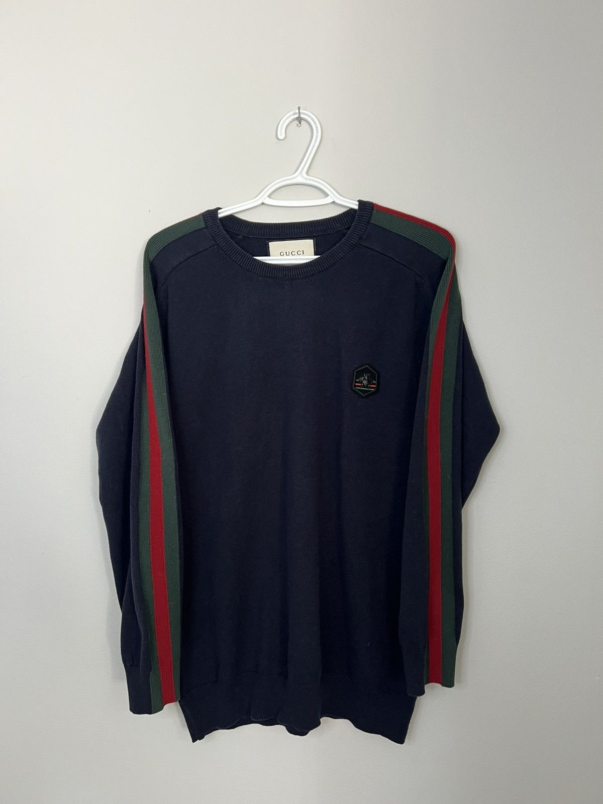 Gucci Gucci Striped Classic Sweater Size US L / EU 52-54 / 3 - 1 Thumbnail
