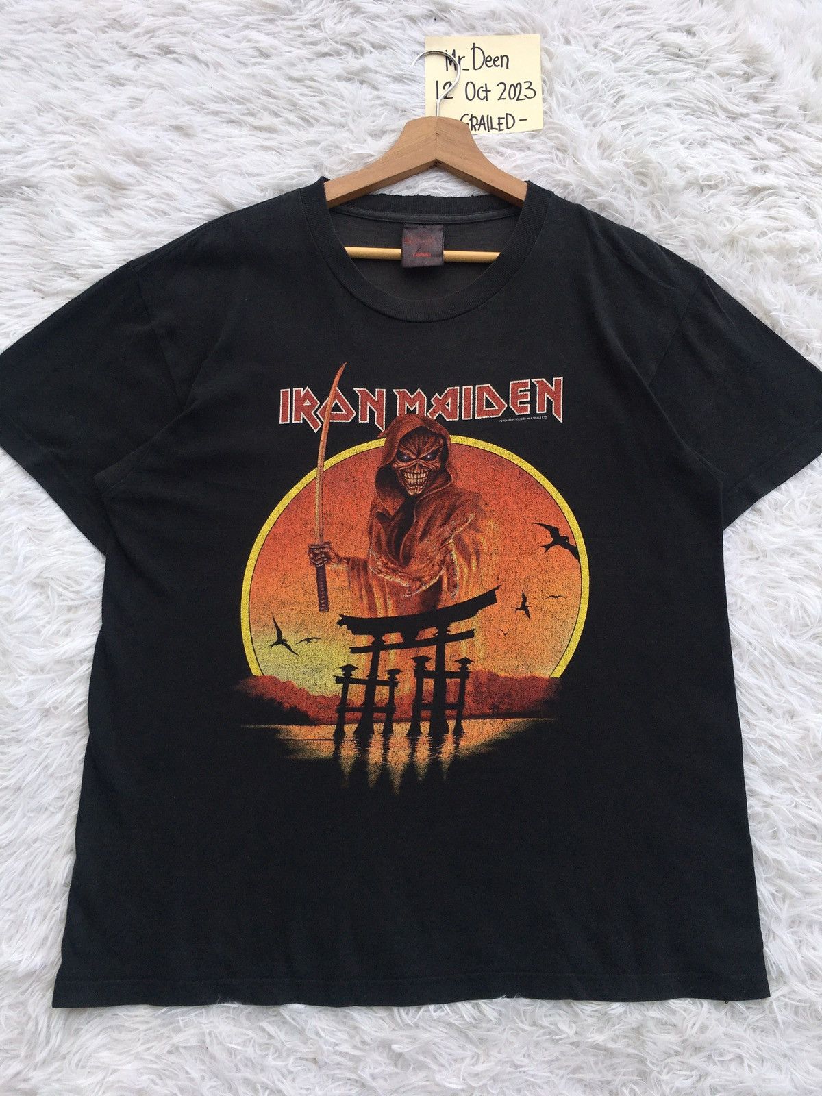 Band Tees Rare Vintage Dance of Death World Tour 2004 Iron Maiden Tee Size US L / EU 52-54 / 3 - 4 Thumbnail