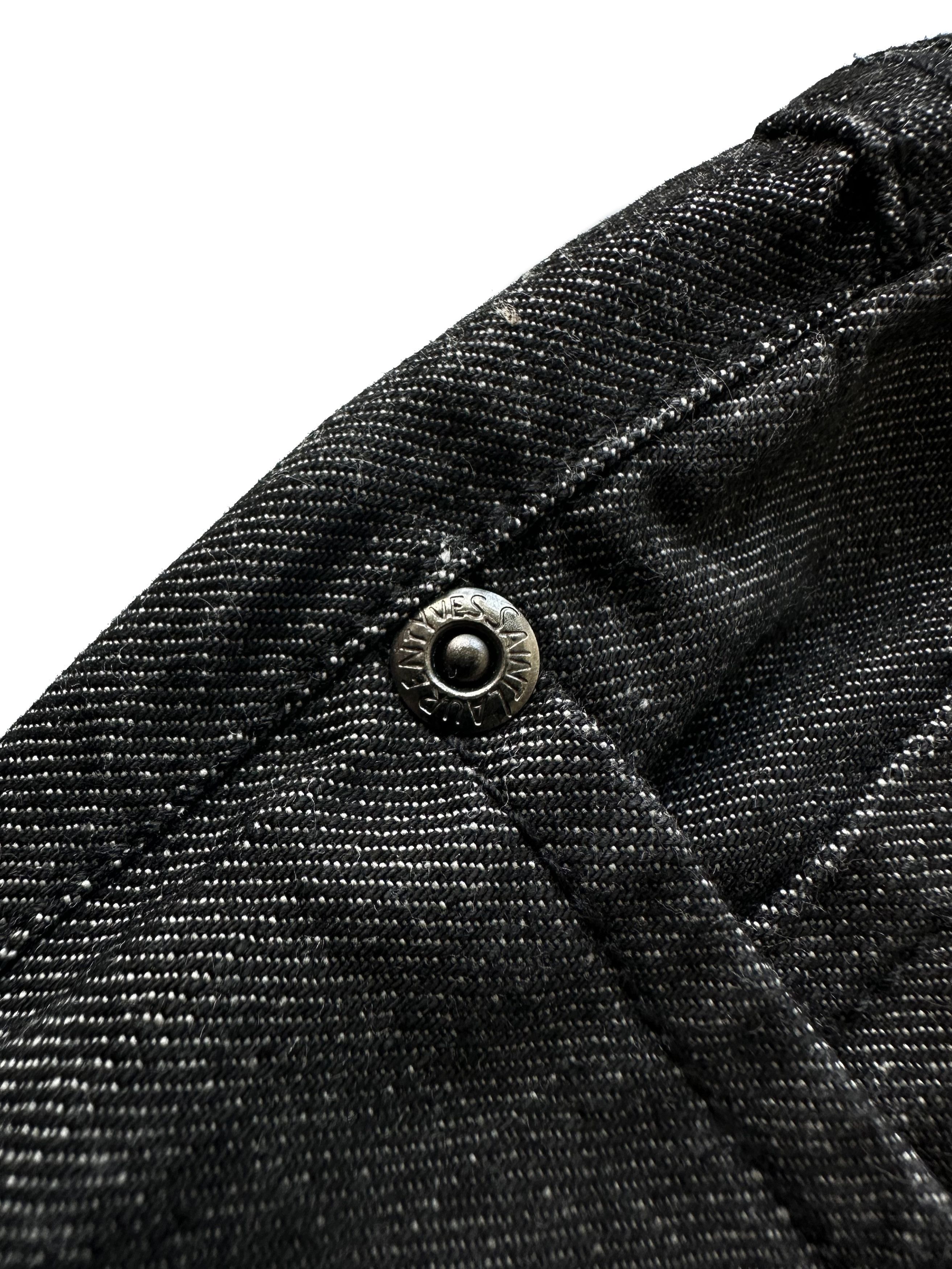 Yves Saint Laurent Yves Saint Laurent Vintage dark grey straight jeans Size US 36 / EU 52 - 10 Thumbnail