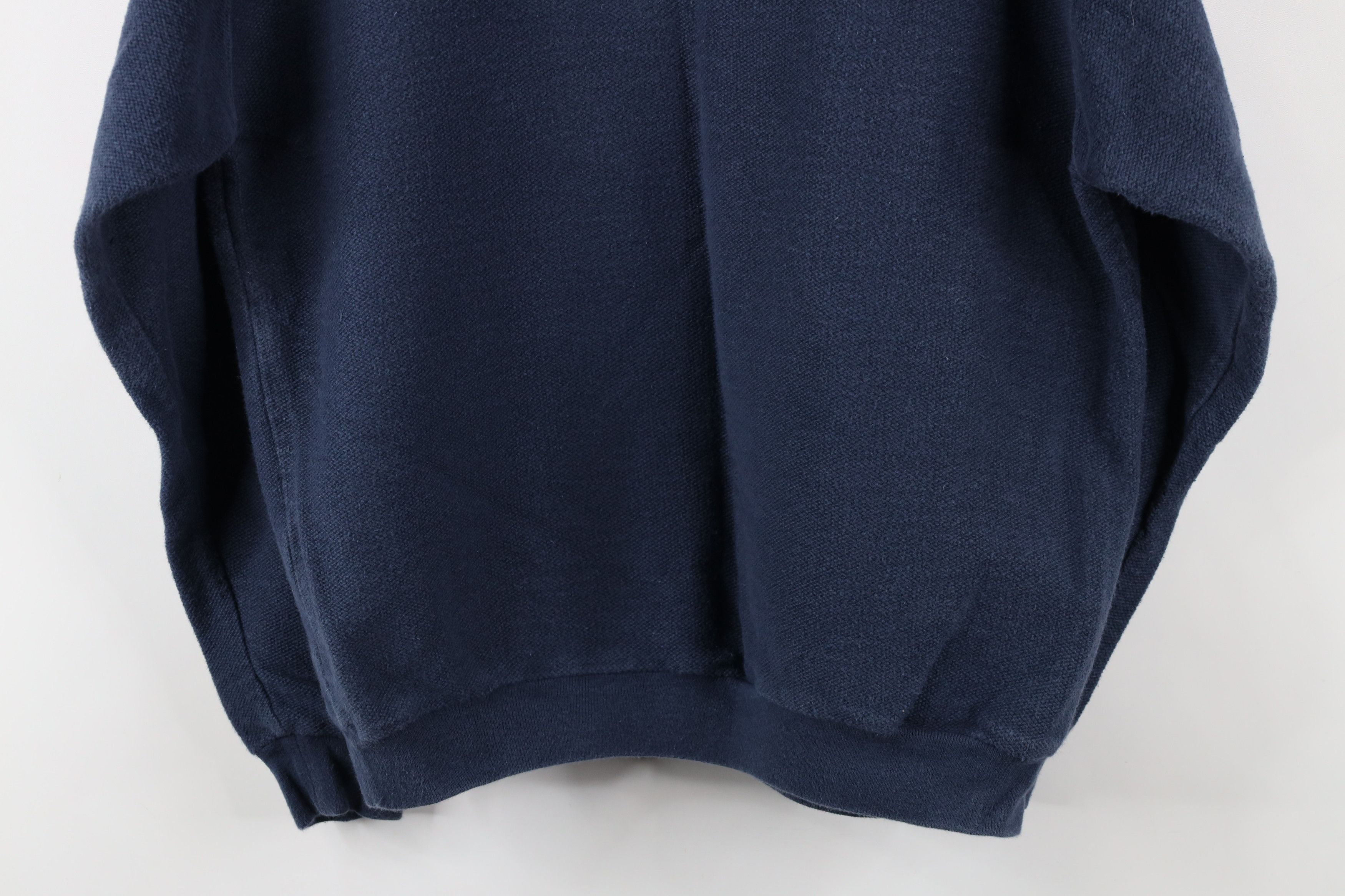 Lands' End × Vintage Vintage 90s Lands End Thermal Waffle Knit Sweatshirt USA Size L / US 10 / IT 46 - 10 Thumbnail