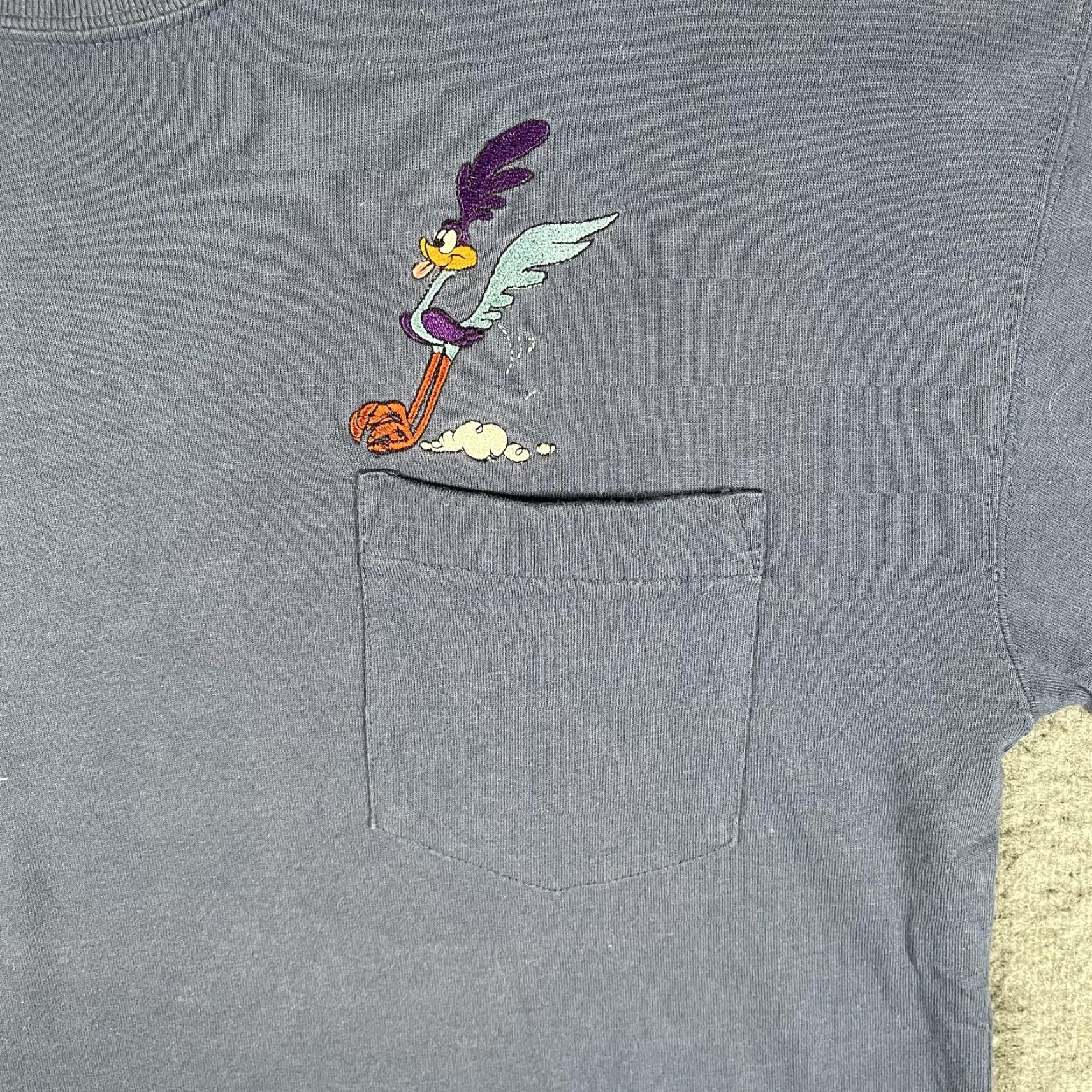 Vintage Warner Bros. Studio Store Shirt Mens Medium Blue Wile E. Coyote Road Runner Tee Size US M / EU 48-50 / 2 - 3 Thumbnail