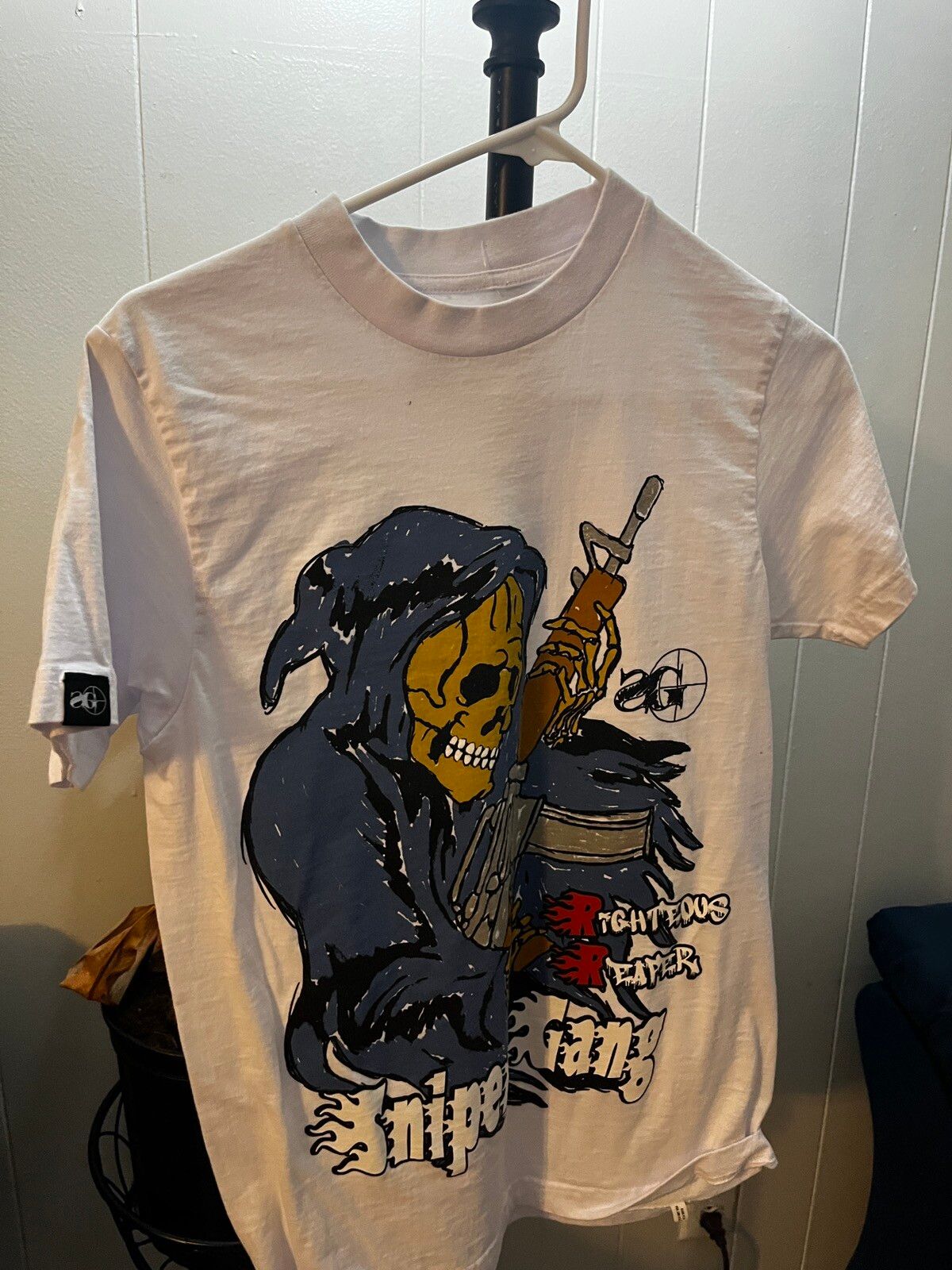Sniper Gang Sniper Gang Righteous Reaper T Shirt | Grailed