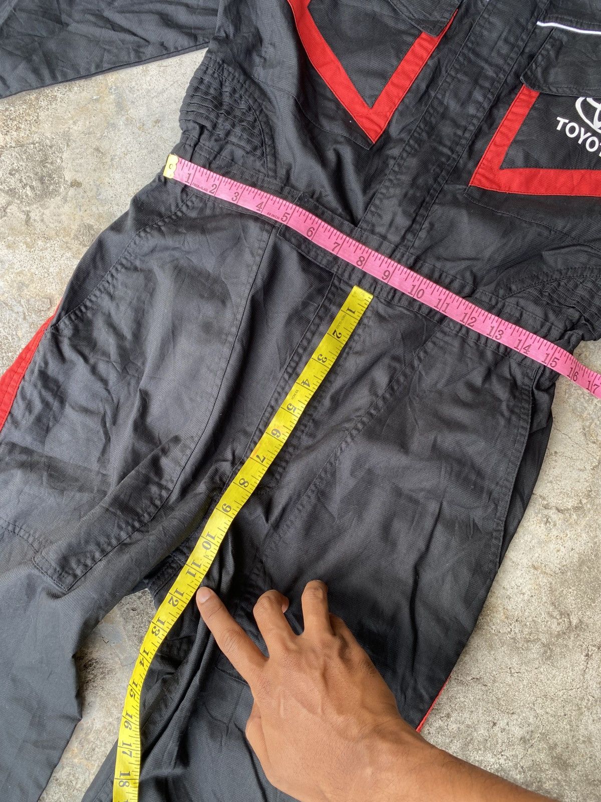 Other Vintage Toyota Racing Suit – Black & Red Jumpsuit Size US 31 - 16 Thumbnail