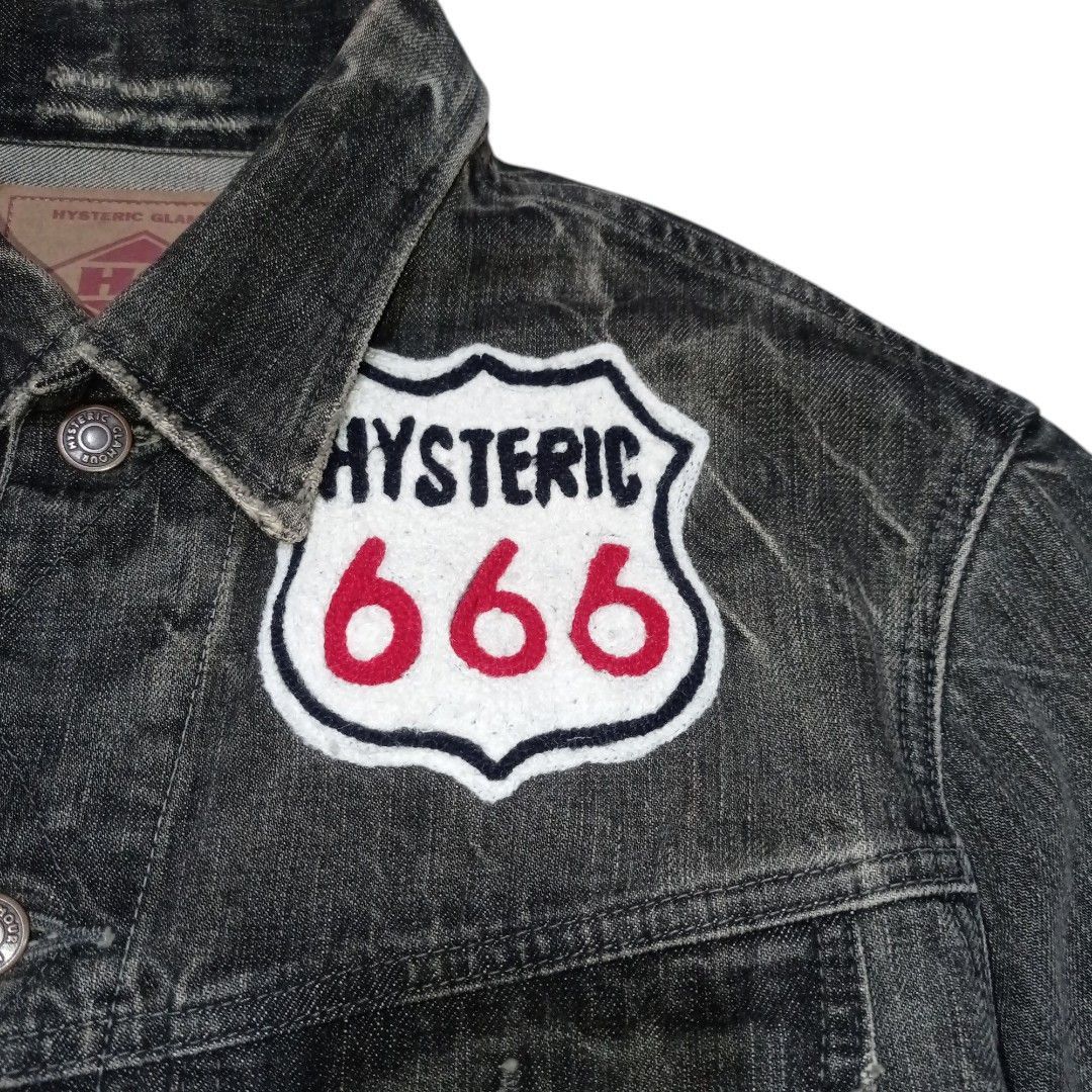 Hysteric Glamour HG trucker punk jacket big logo Size US M / EU 48-50 / 2 - 3 Thumbnail