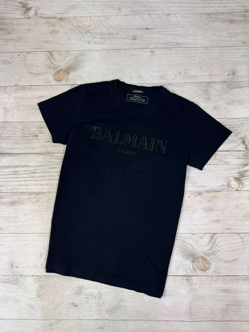 Balmain Balmaine Paris Big Logo T Shirt Size US L / EU 52-54 / 3 - 1 Thumbnail